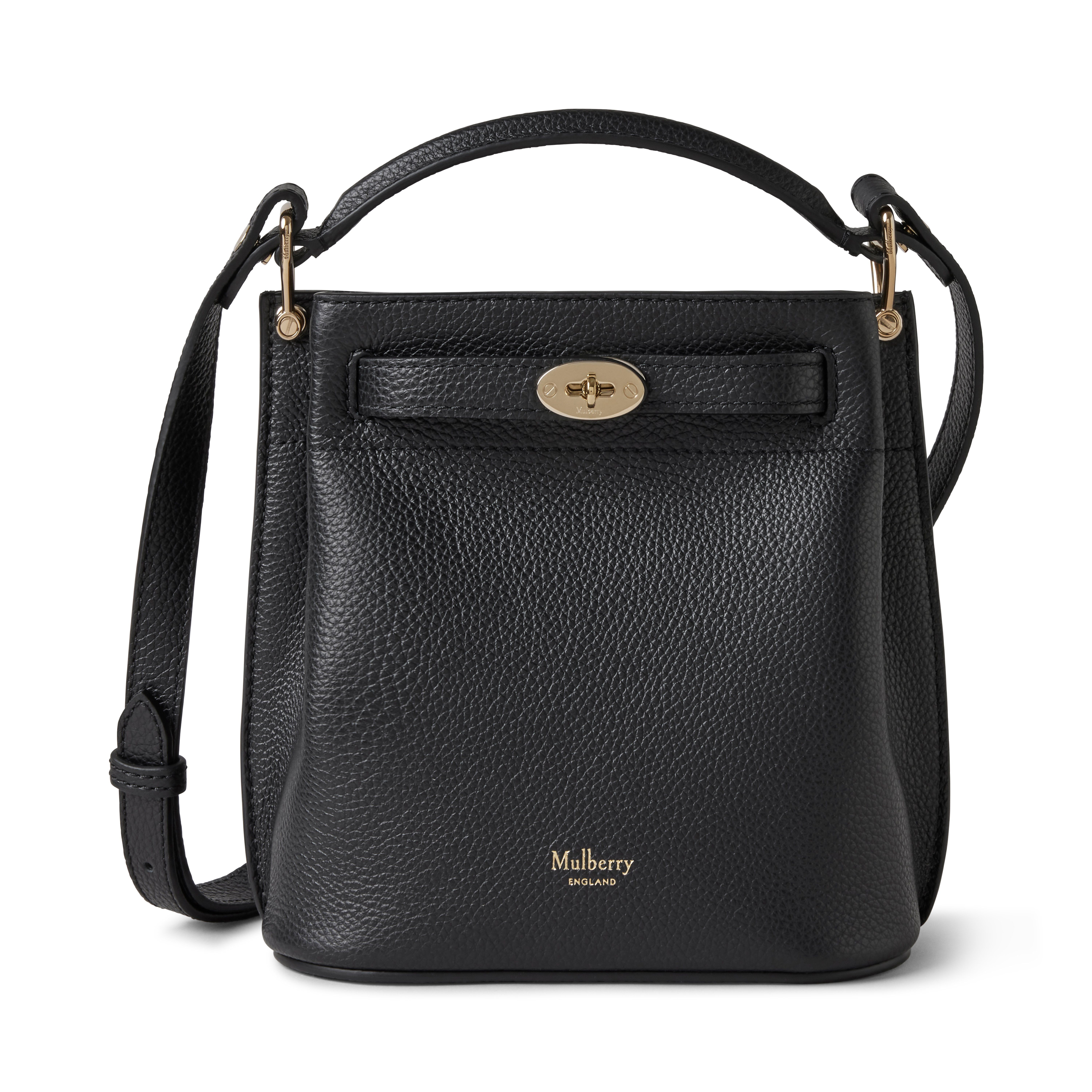 Mulberry Mini Islington Bucket In Black