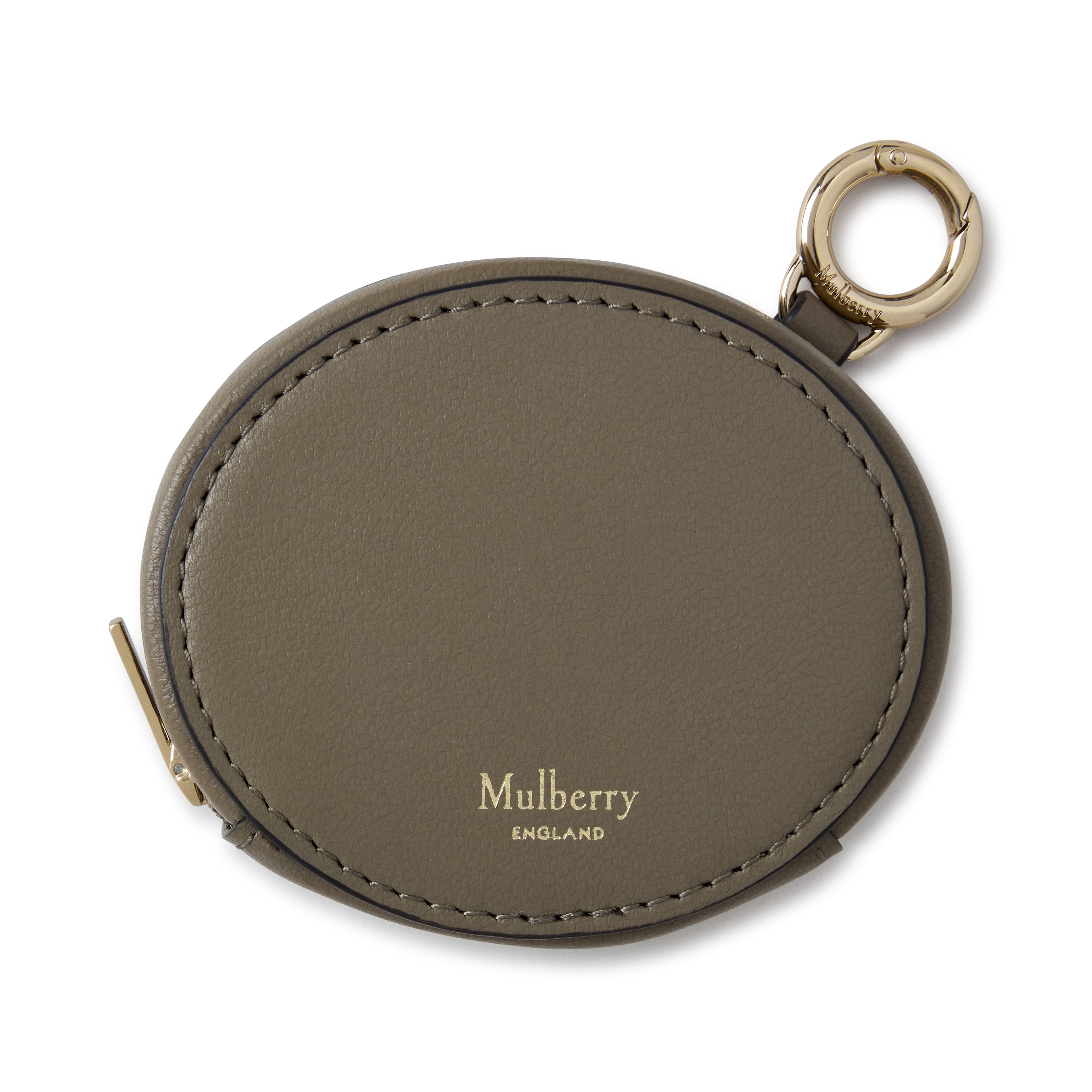 Mulberry Women's Zipped Case Keyring Linen Green