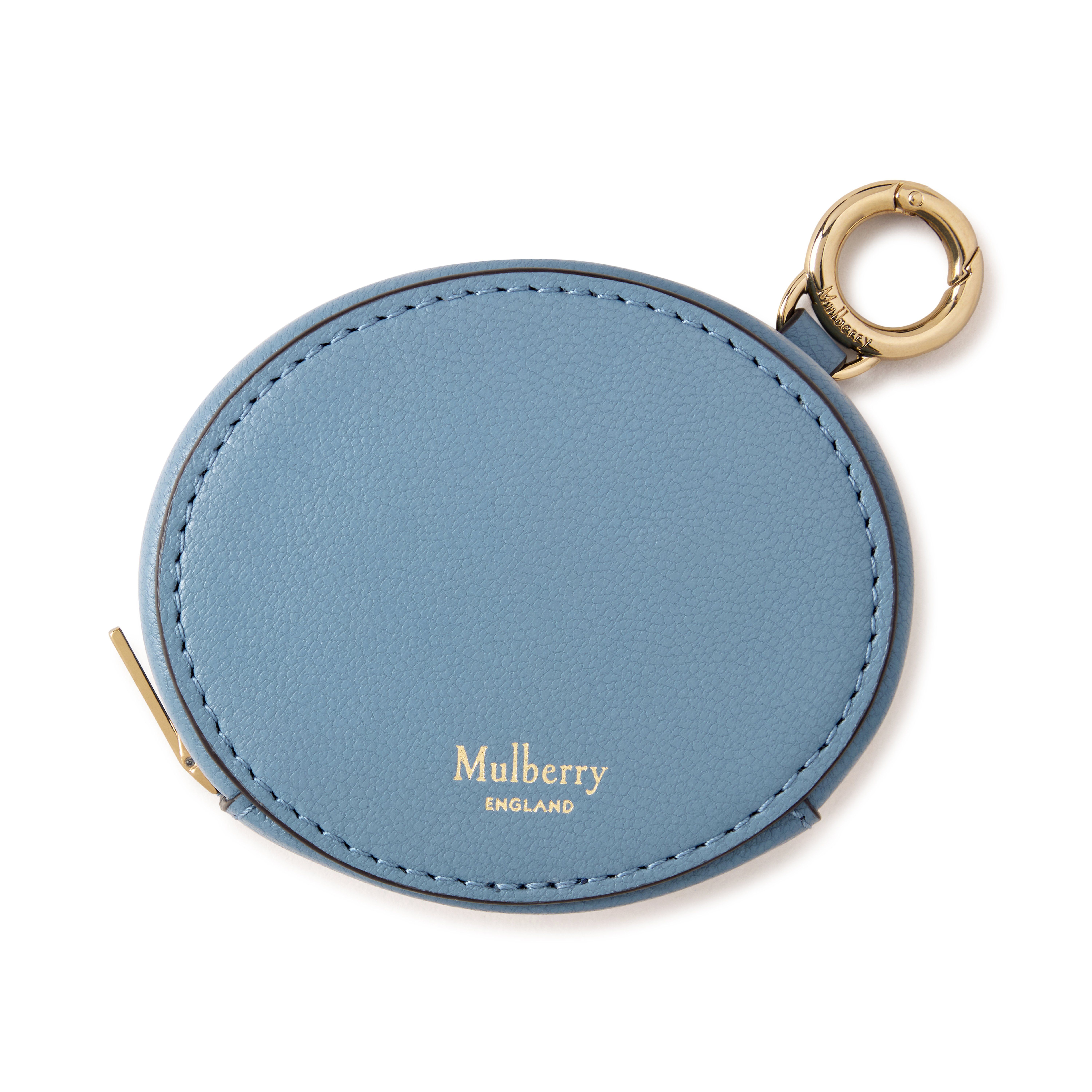 Mulberry Women's Zipped Case Keyring Brighton Blue