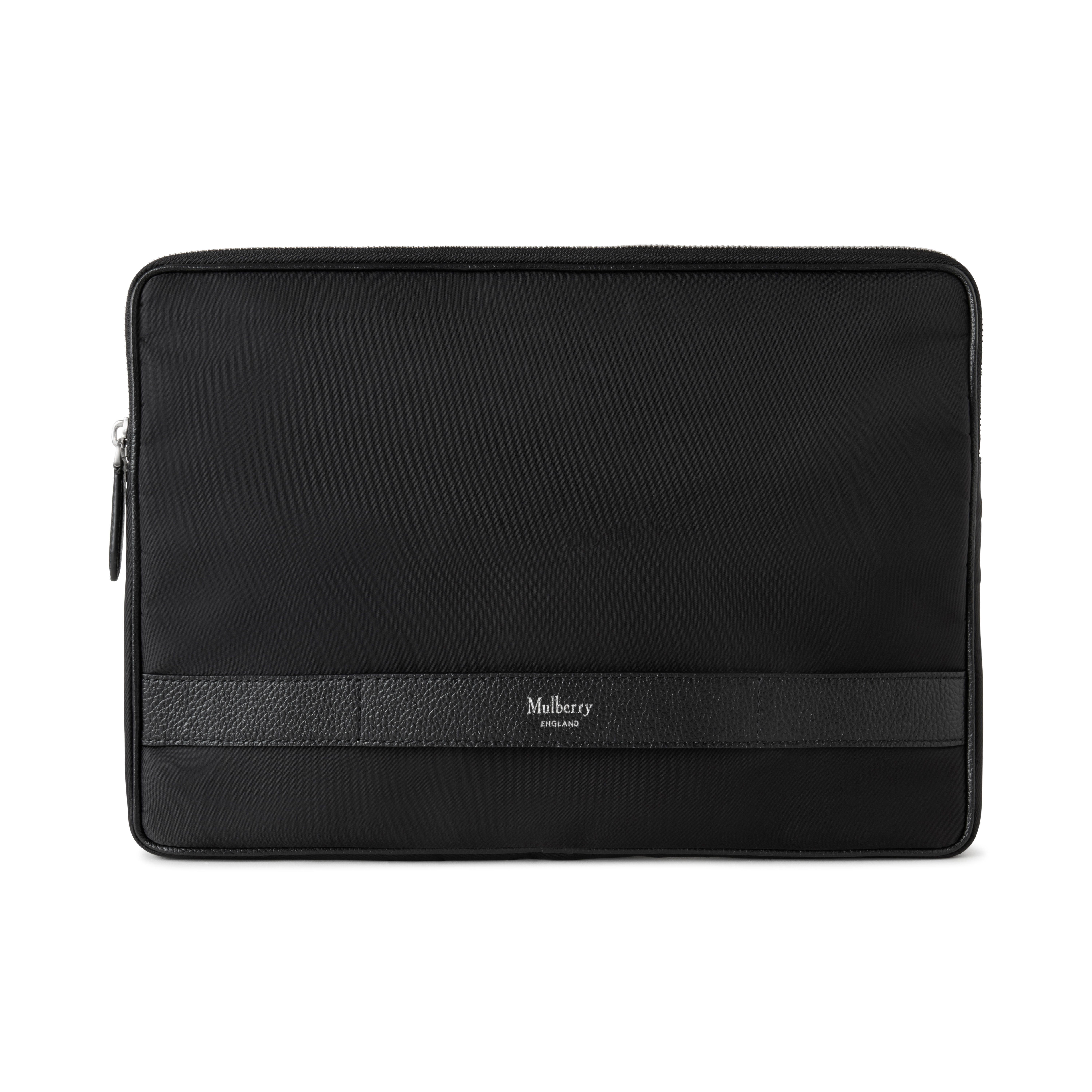 Mulberry Men's Heritage Nylon Laptop Sleeve Black