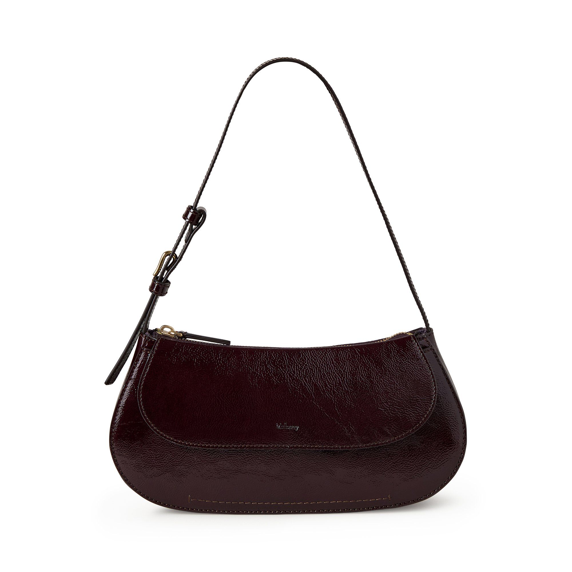 Mulberry Women's Clovelly Shoulder Bag Deep Aubergine
