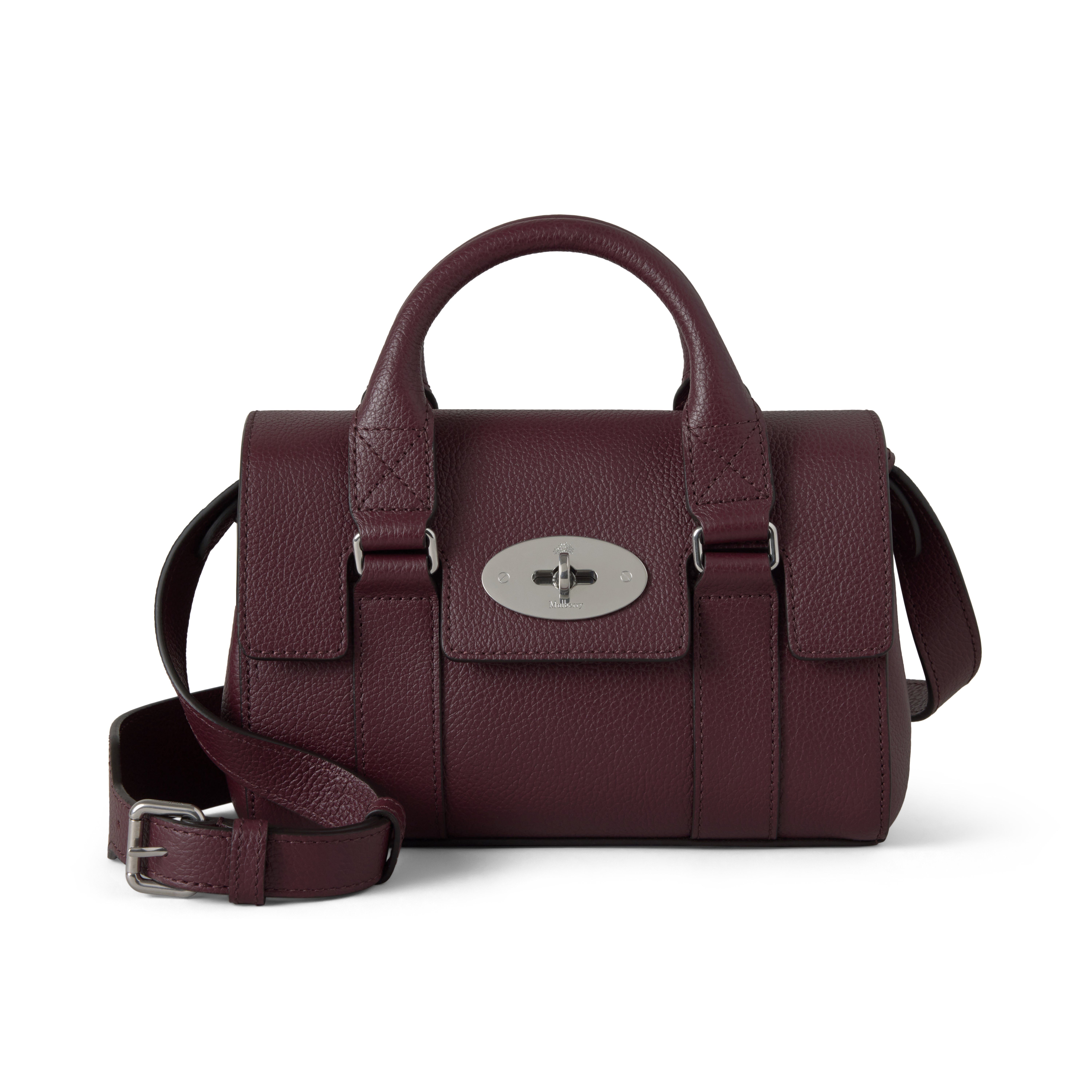 Mulberry Women's Mini Bayswater Black Cherry