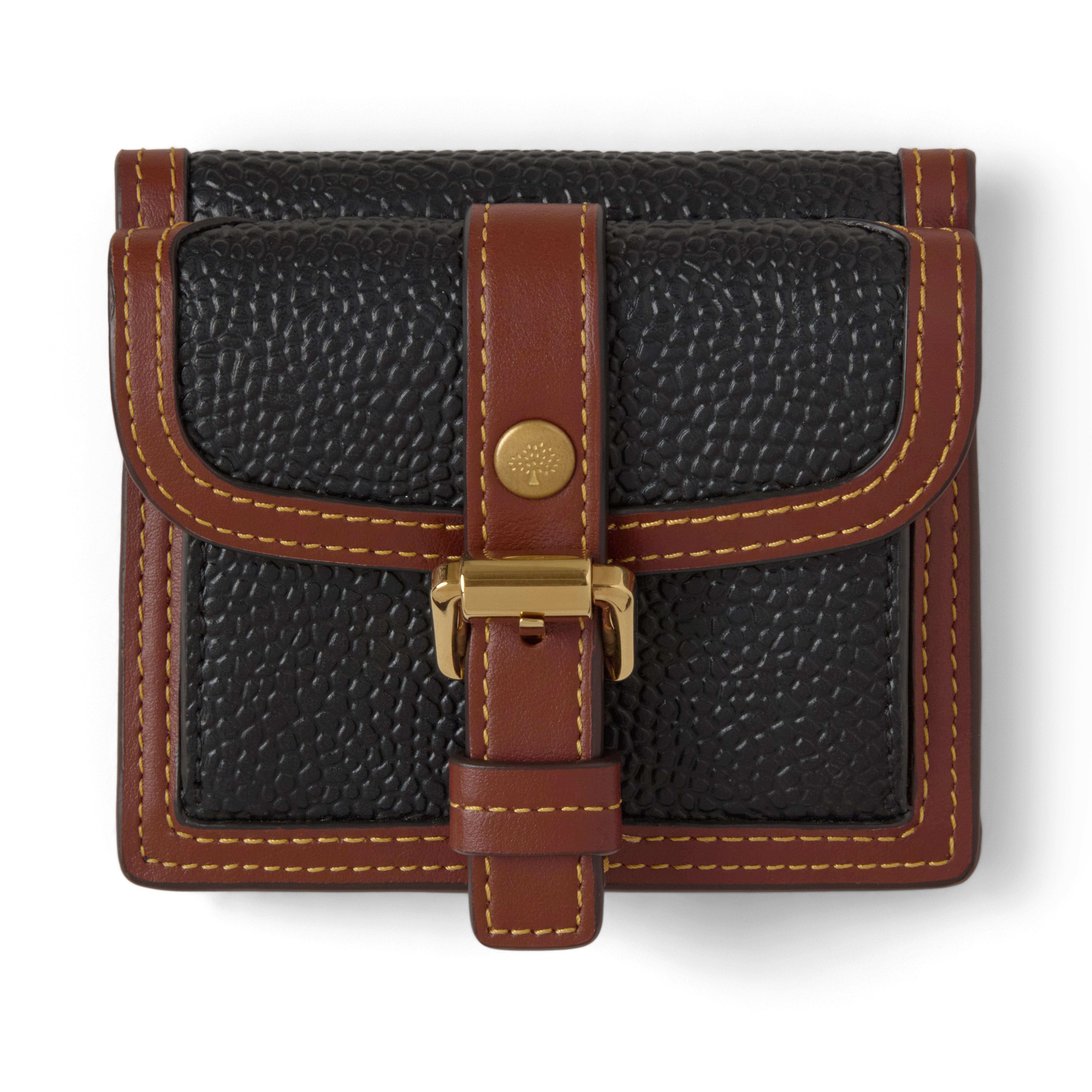Mulberry Women's Roxanne Wallet Black-Cognac