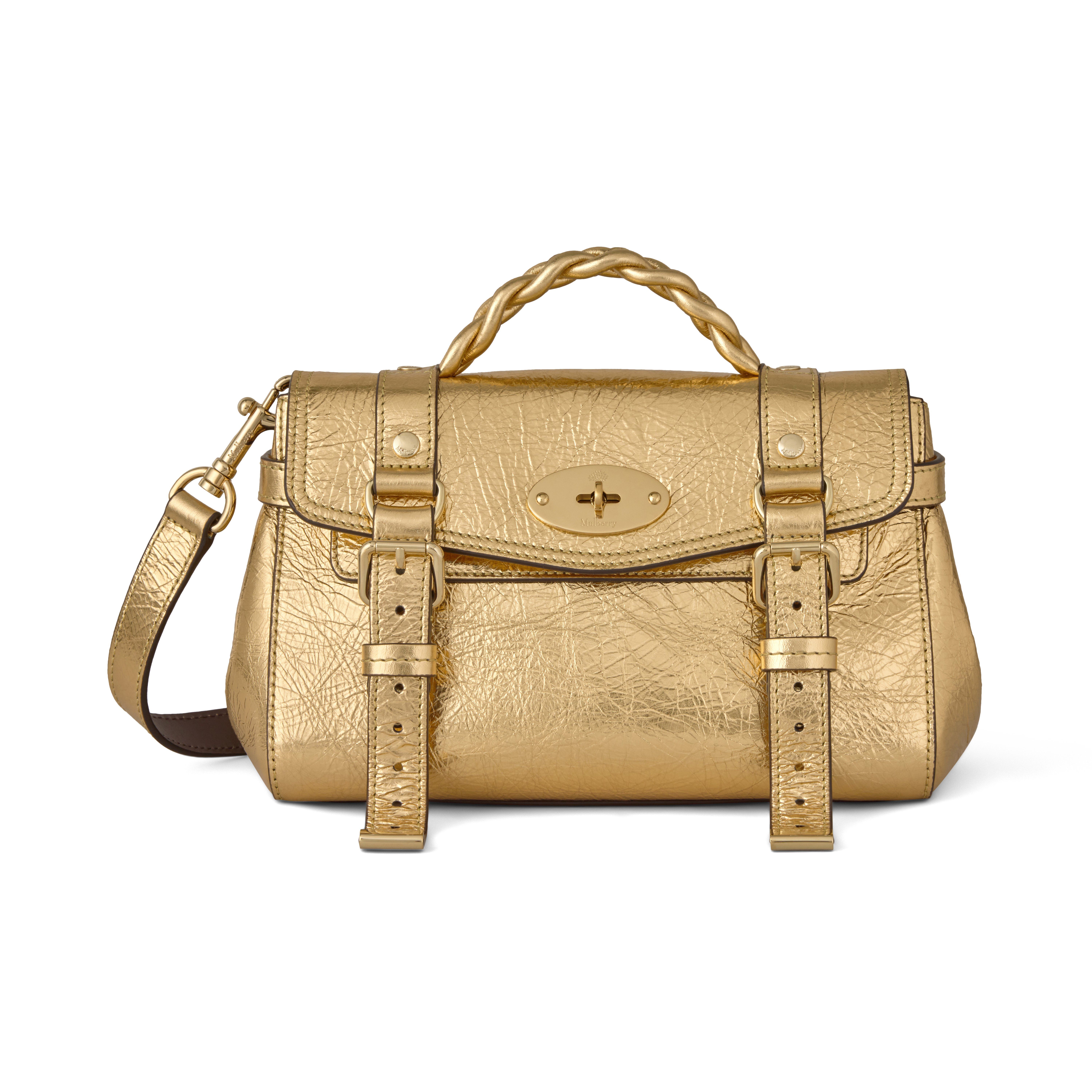 Mulberry Women's Mini Alexa Somerset Gold