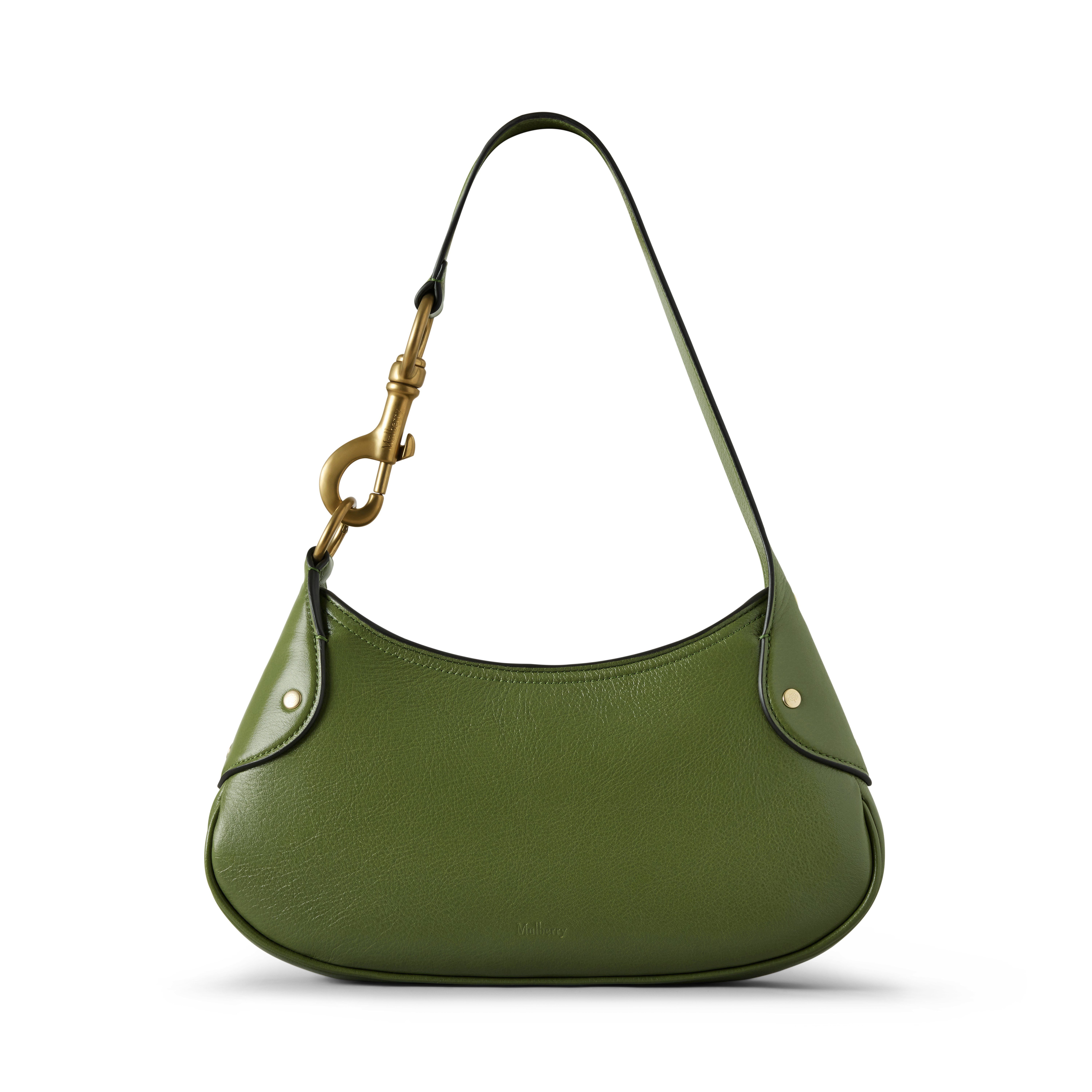 Mulberry Women's Leather Small Hackney Shoulder Bag Fern