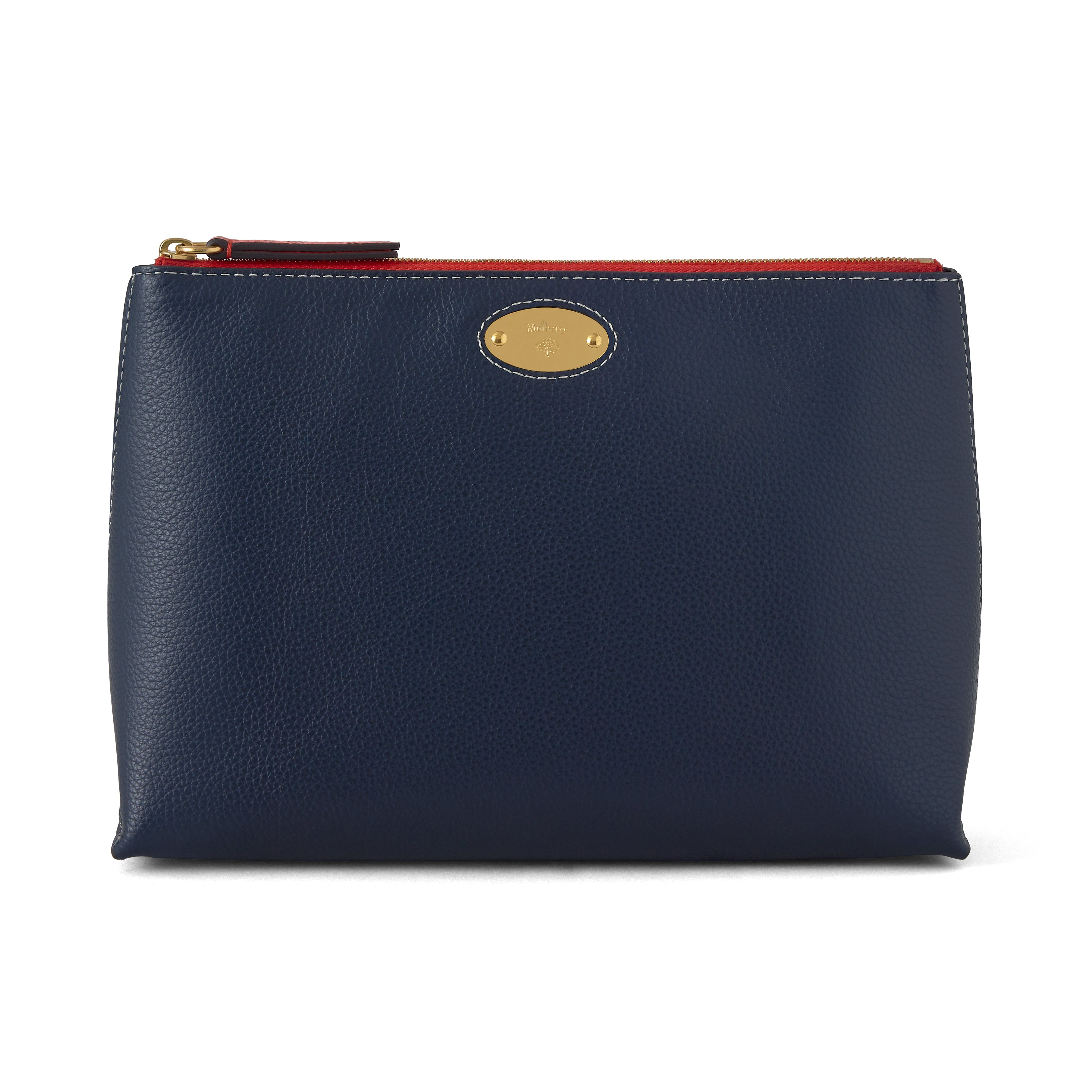 Mulberry Women's Plaque Cosmetic Pouch Night Sky-Coral Oran