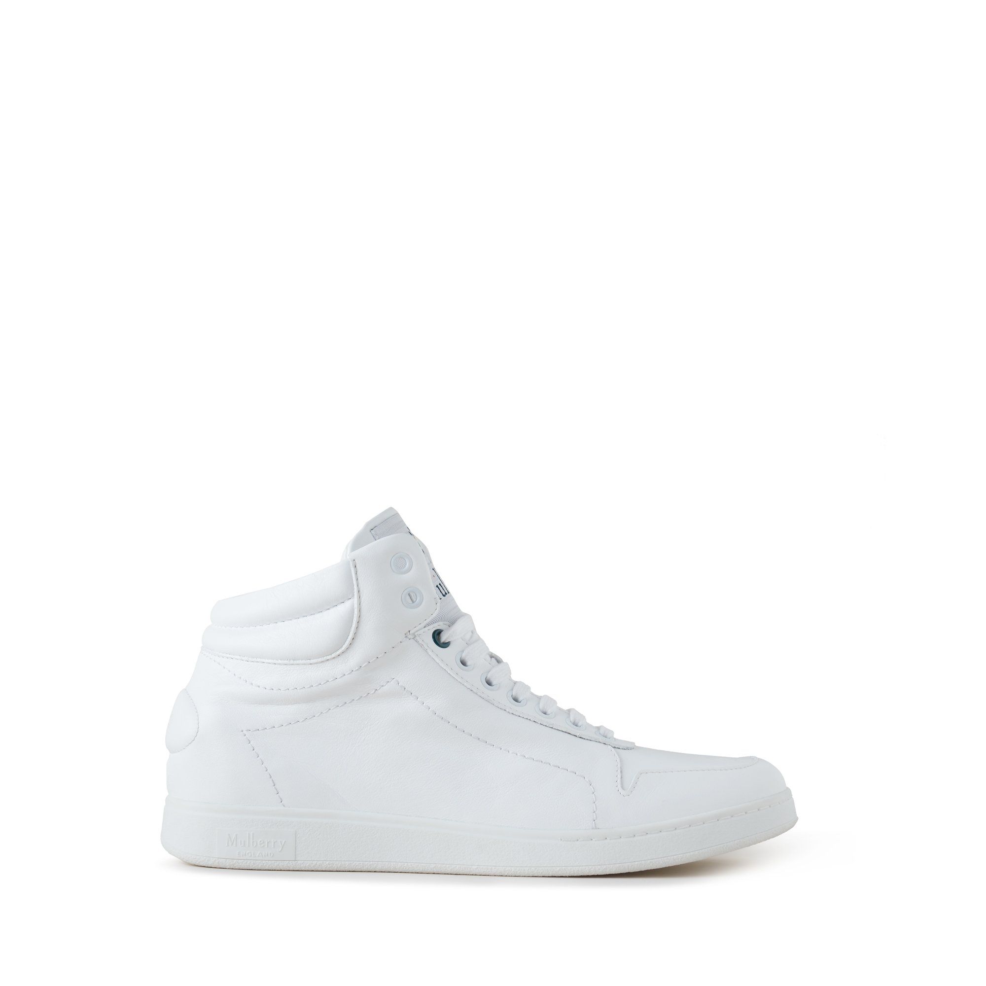 Mulberry High Top Trainers In White