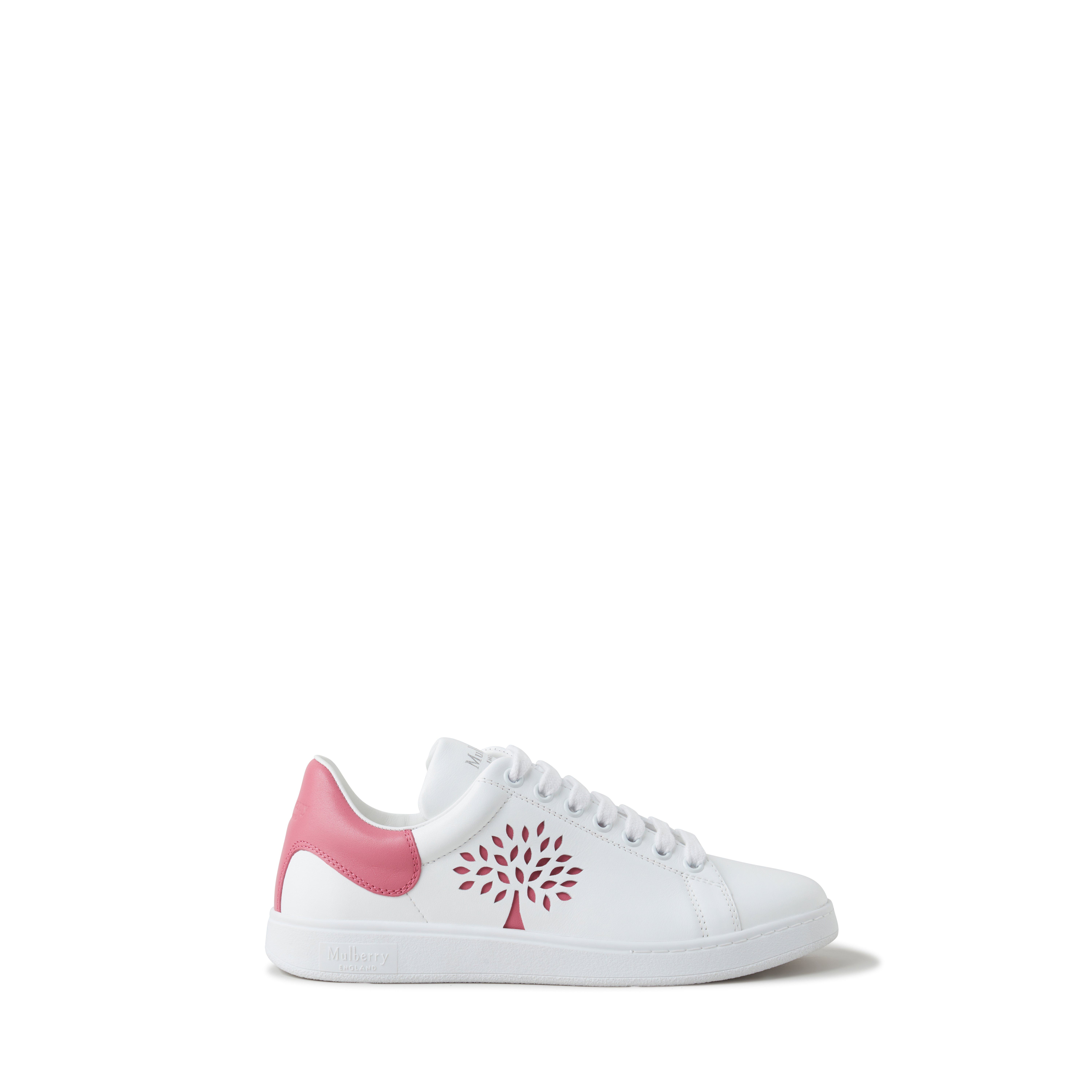 Mulberry Tree Tennis Trainers In Geranium Pink