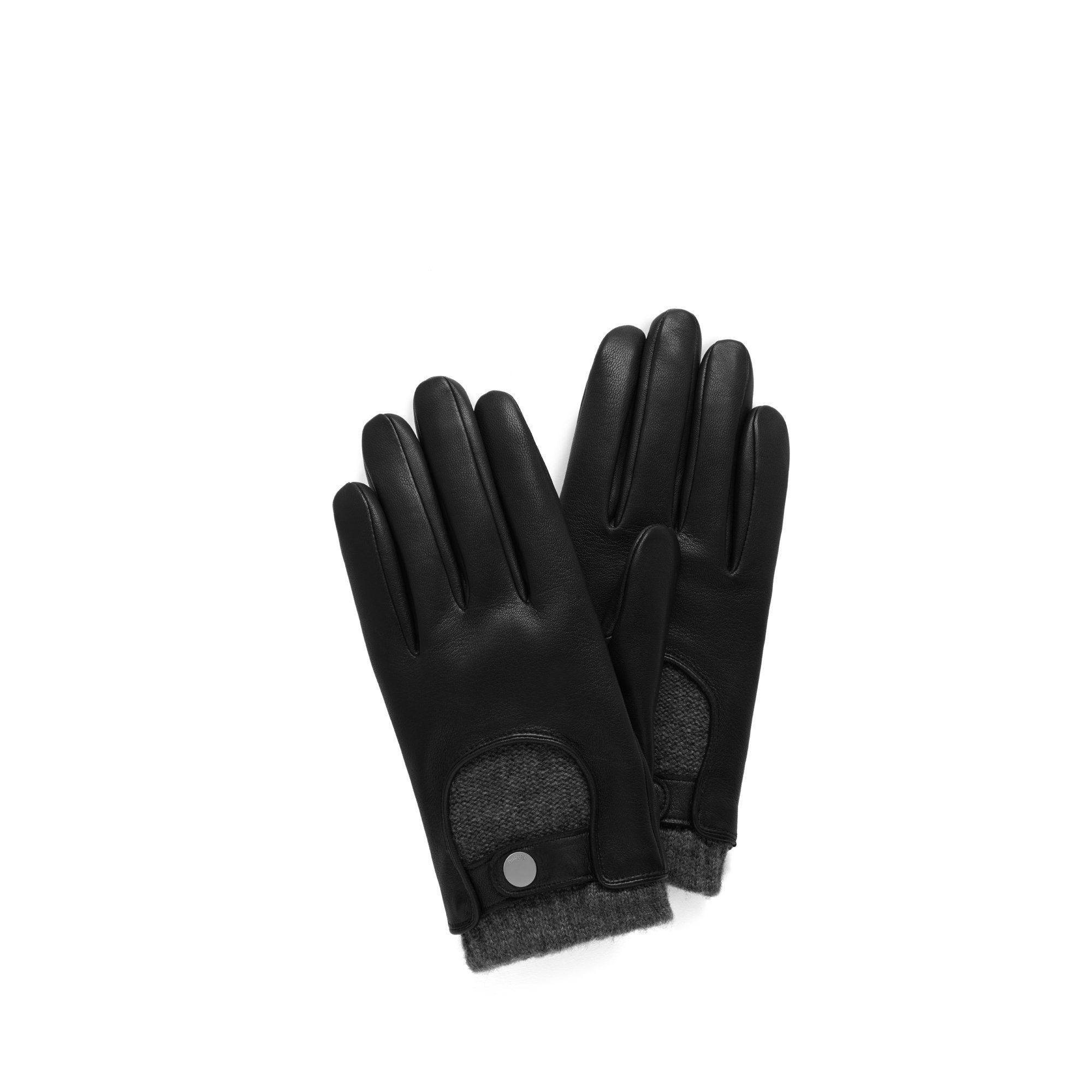 Mulberry Biker Gloves In Black
