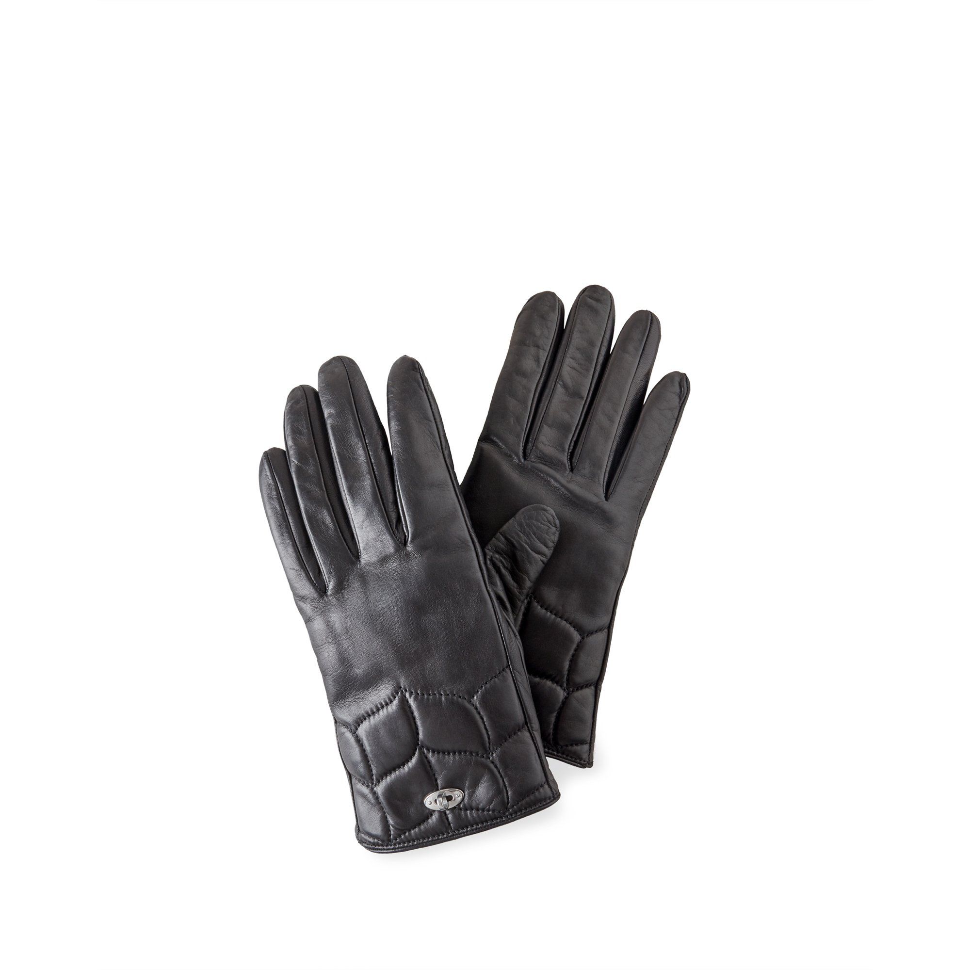 Mulberry Softie Gloves In Black