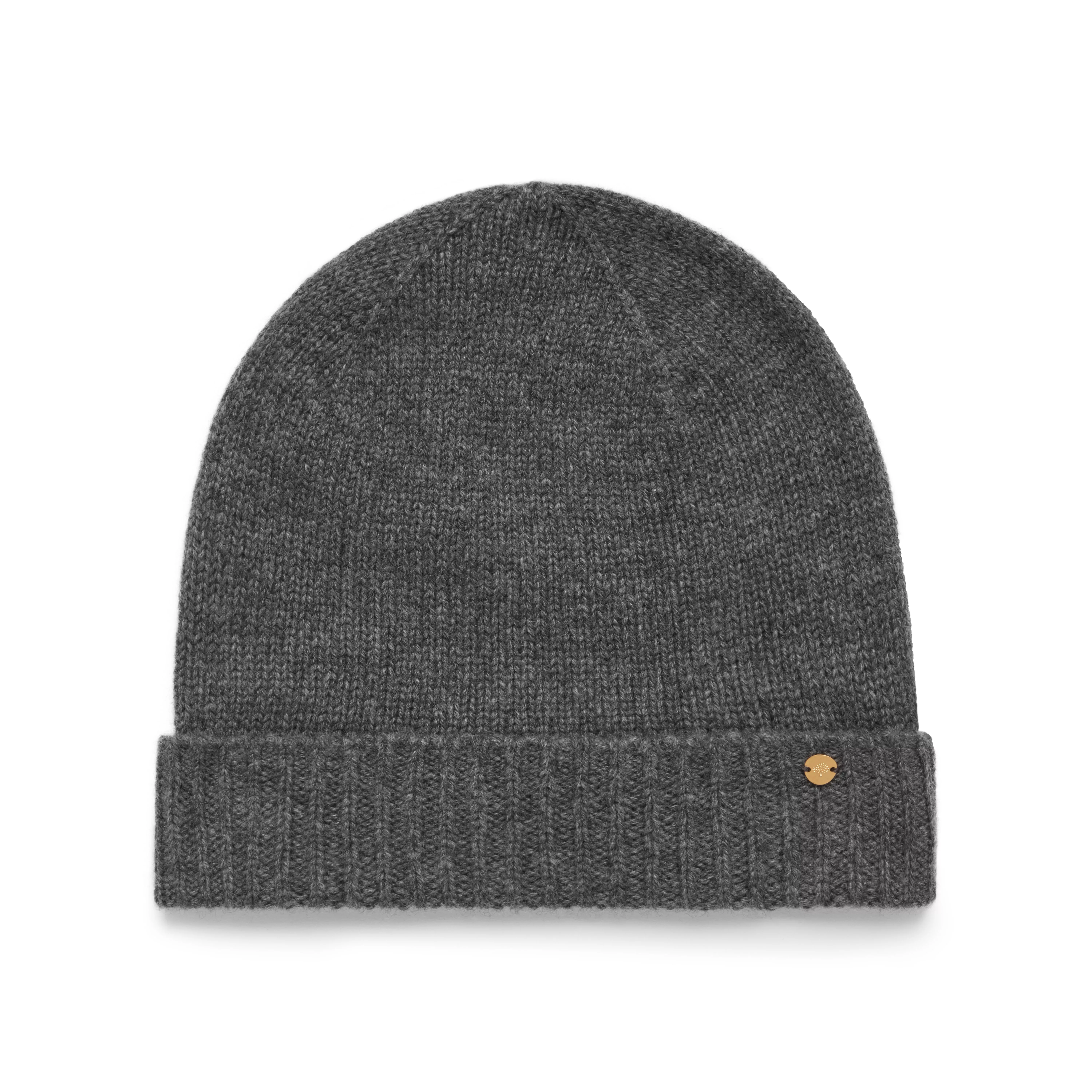 grey cashmere hat