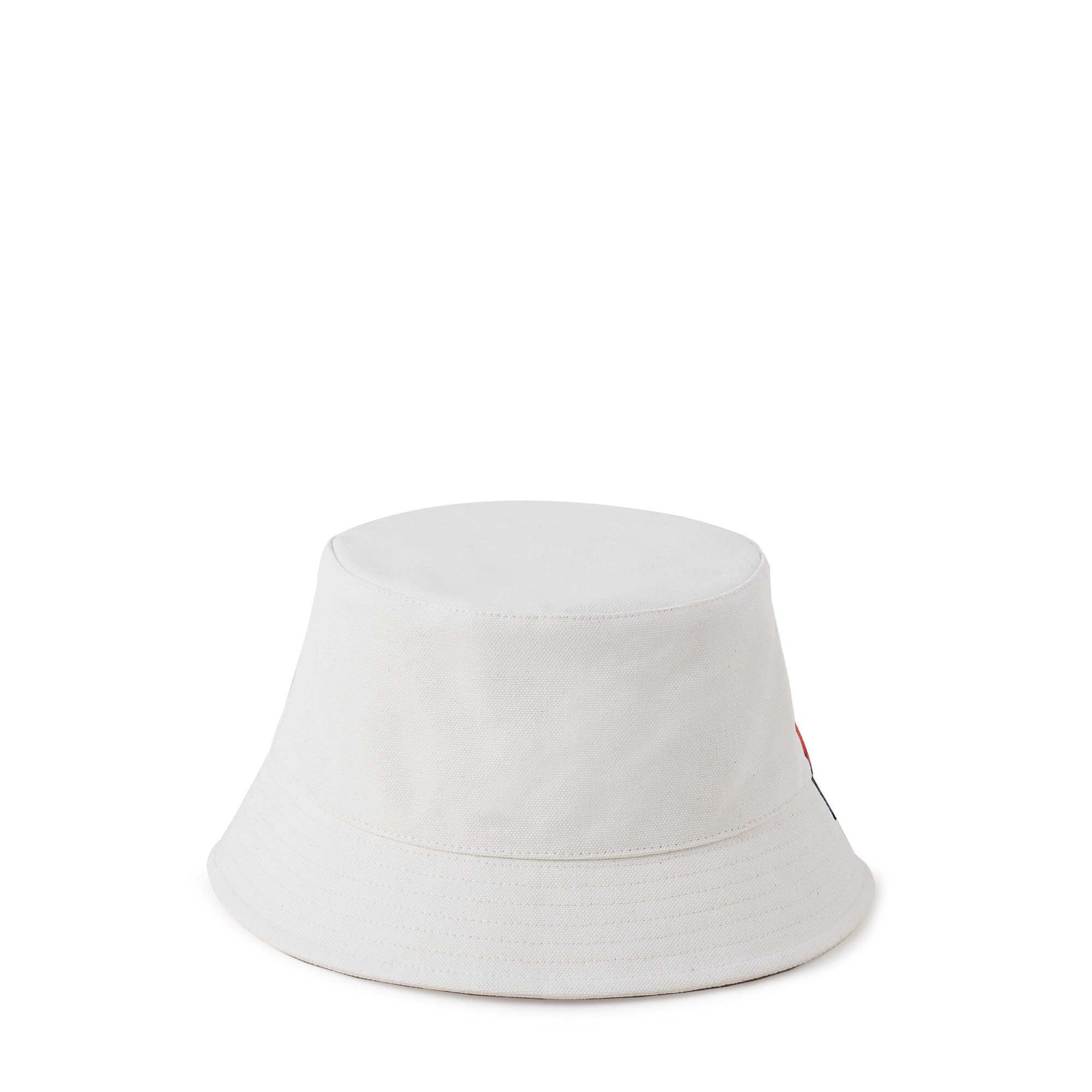 Mulberry Canvas Bucket Hat In Cream