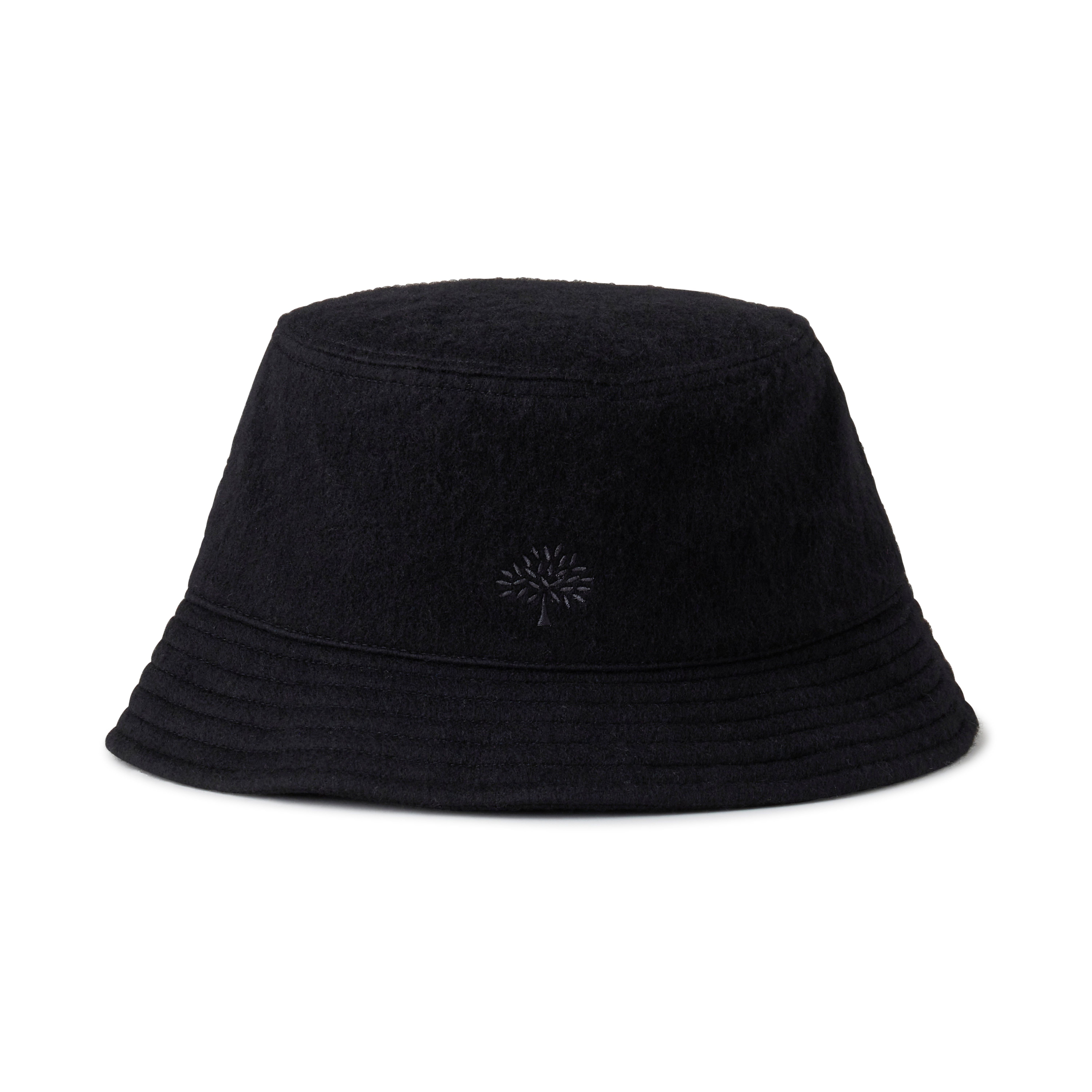 Shop Mulberry Tree Wool Bucket Hat In Black