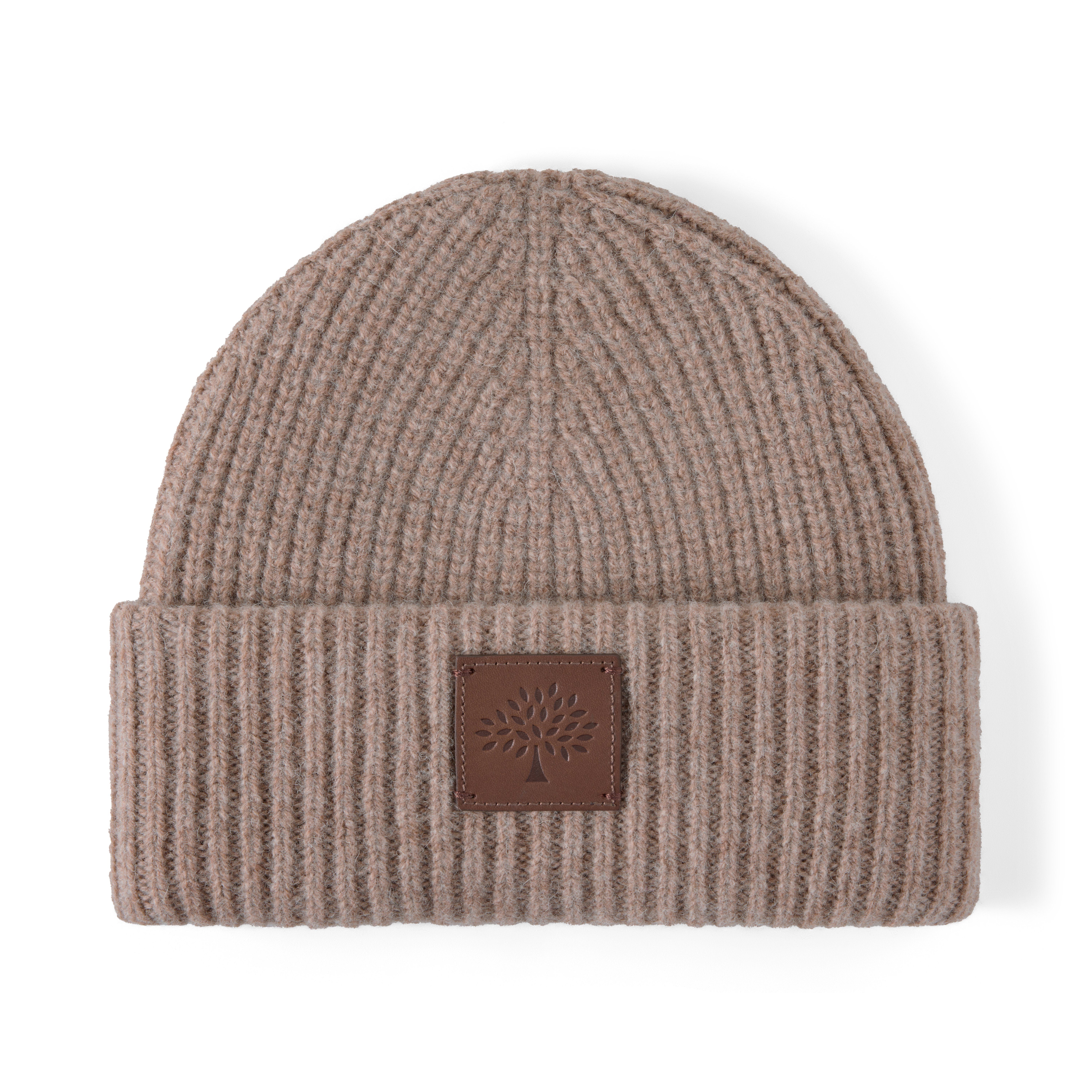 Mulberry Women's Solid Wool Beanie Maple