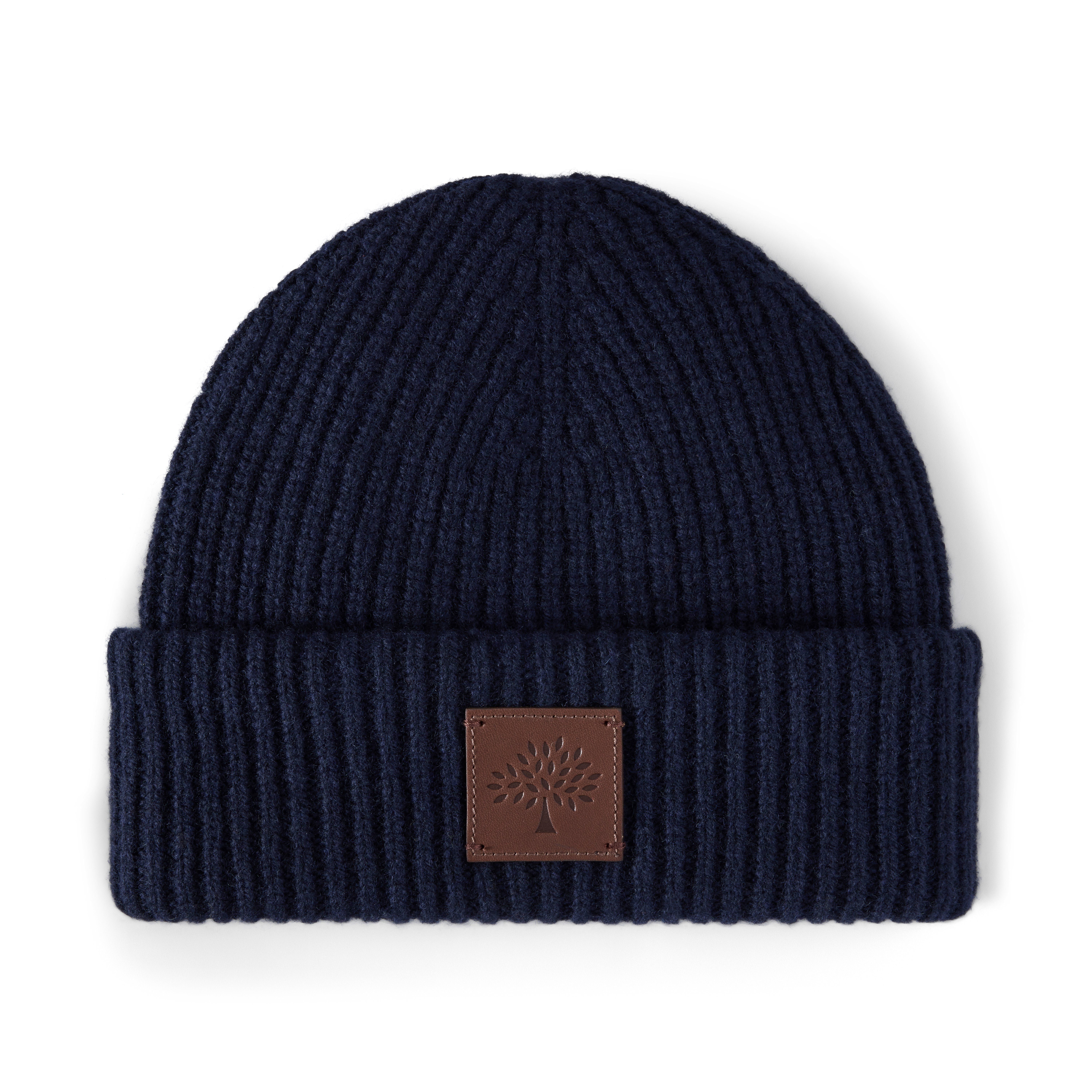 Mulberry Women's Solid Wool Beanie Night Sky