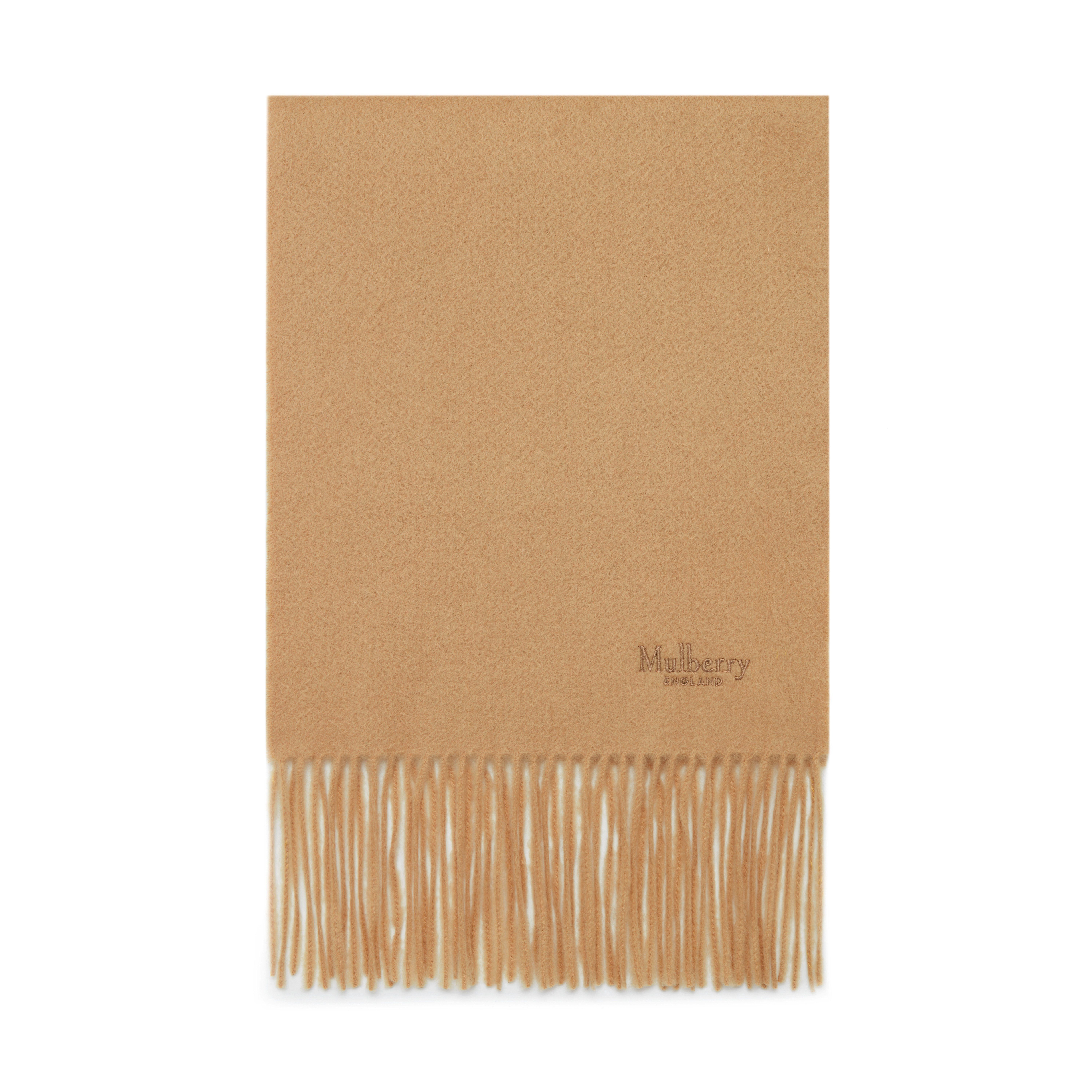 tan cashmere scarf