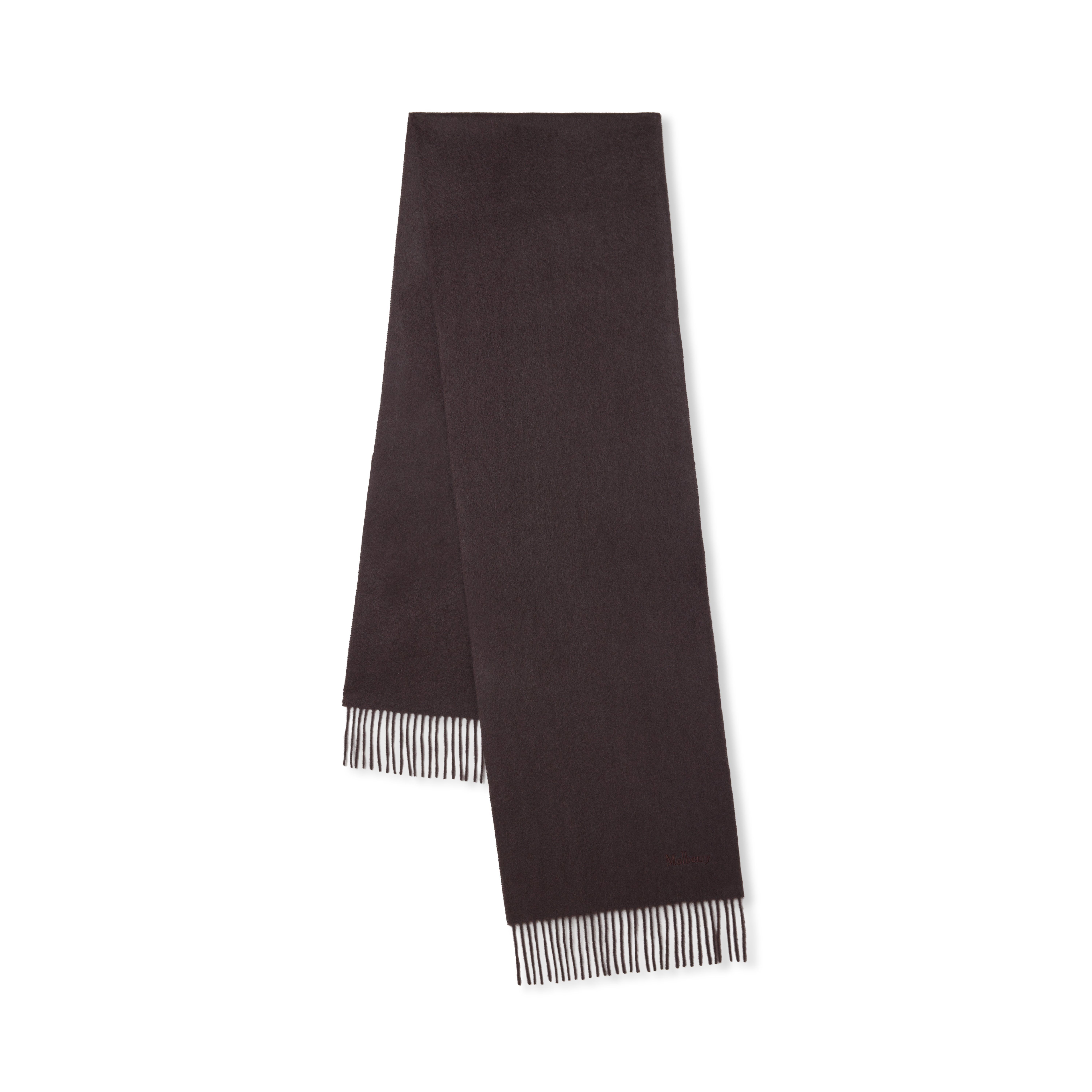 Mulberry Women's Cashmere Scarf Ebony