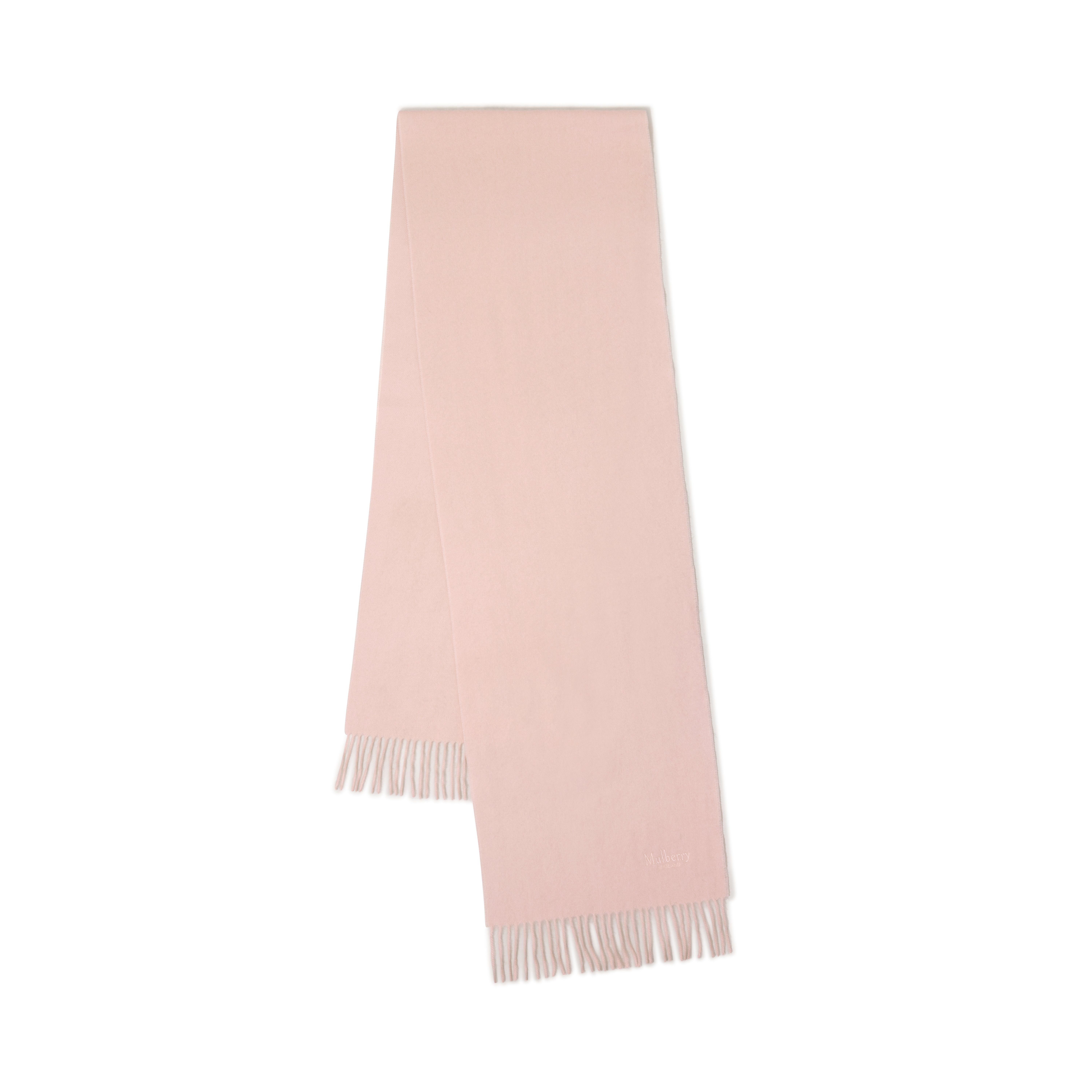 Mulberry Women's Cashmere Scarf Blossom Pink