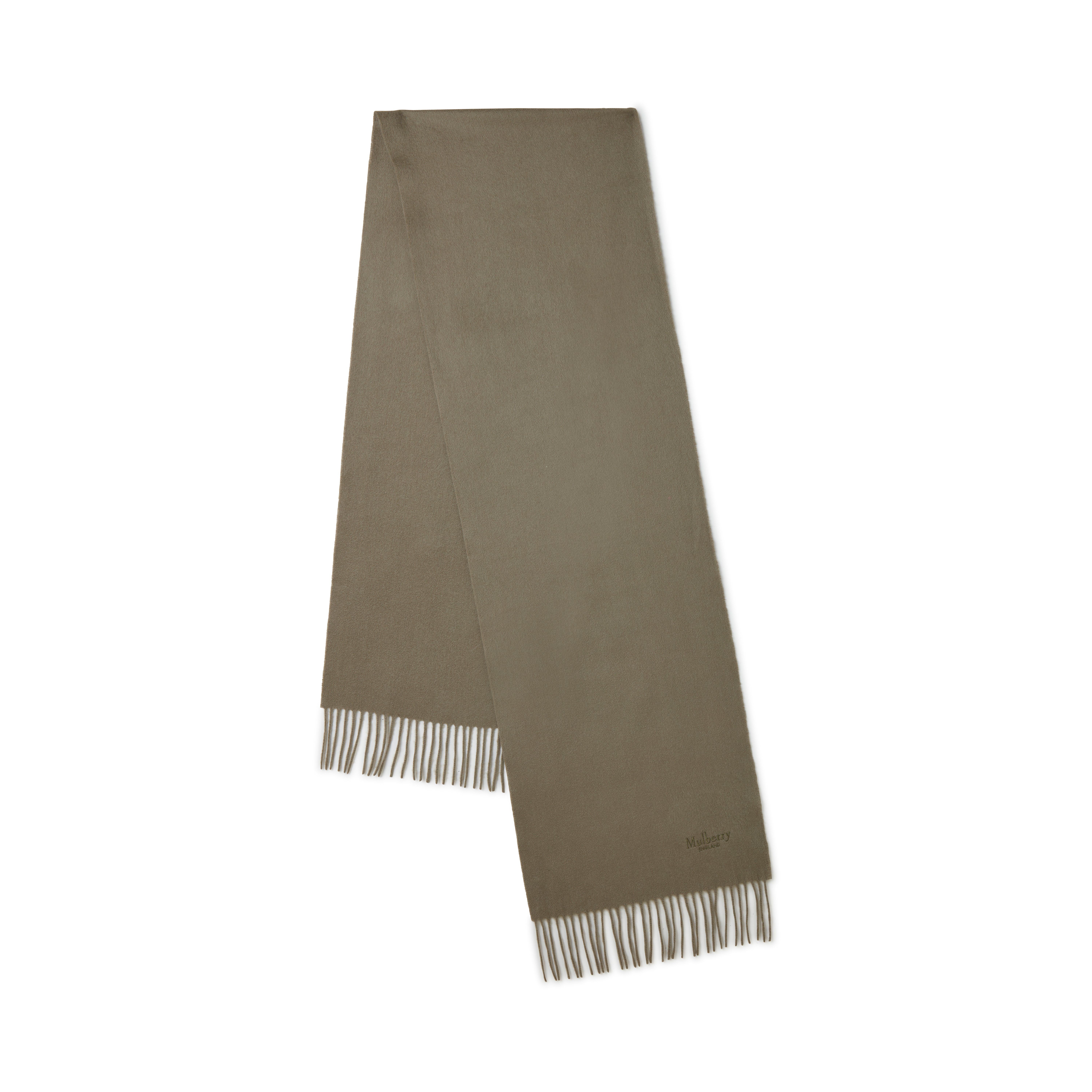 Mulberry Cashmere Scarf In Olive