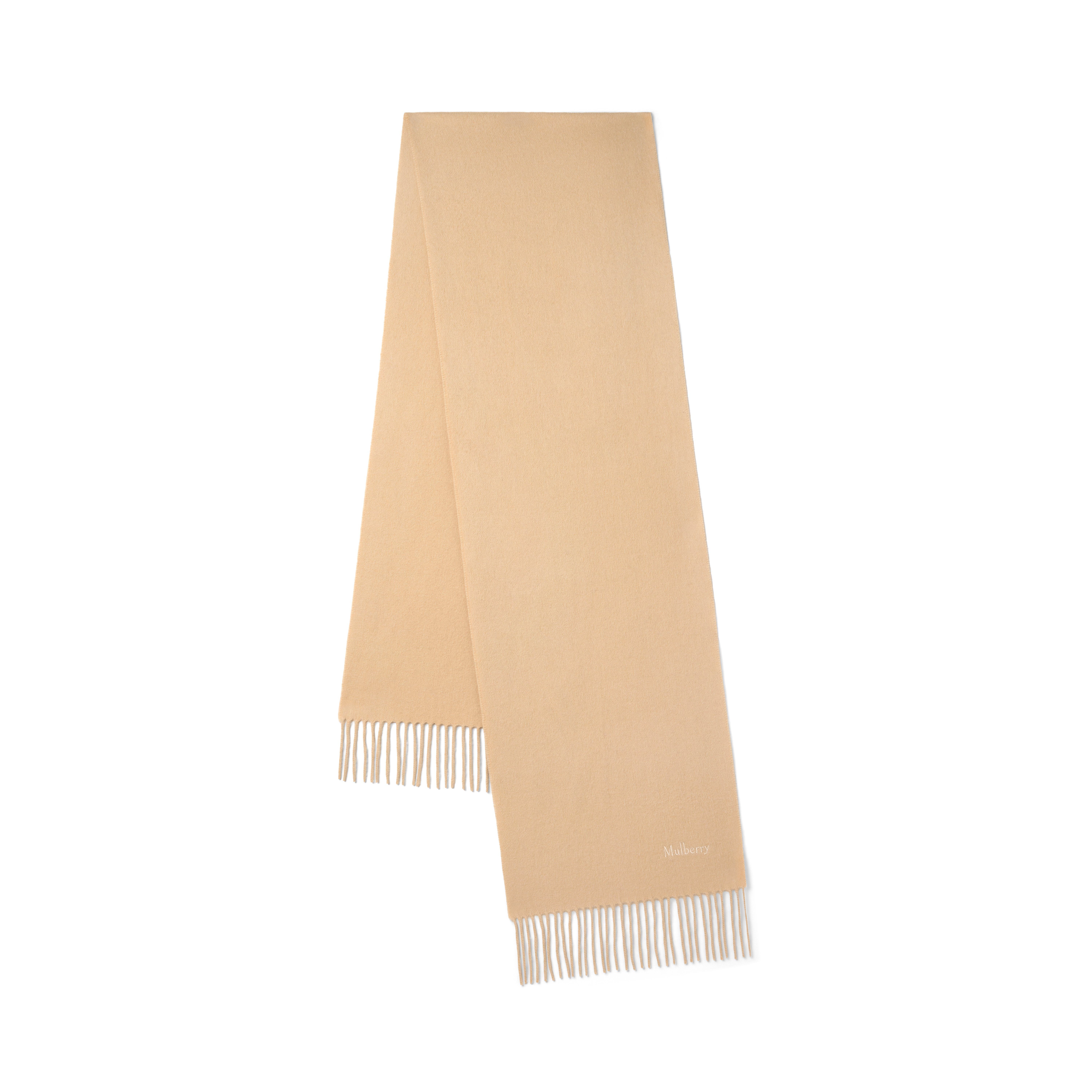 Mulberry Women's Cashmere Scarf Crumpet