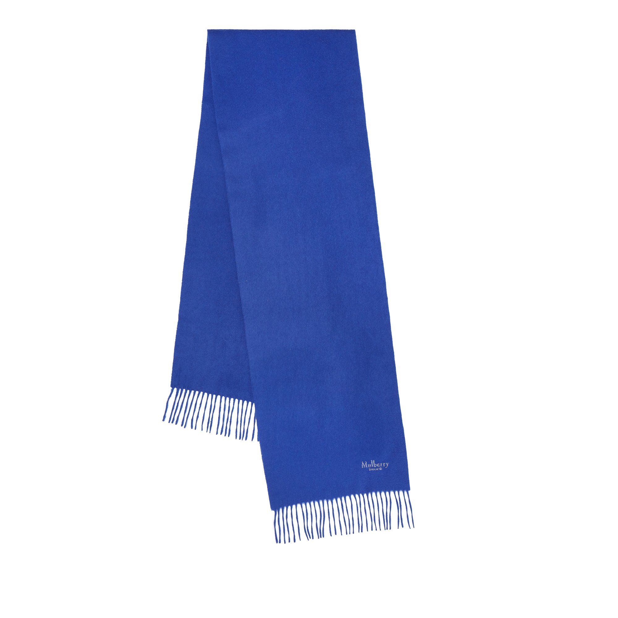 Mulberry Cashmere Scarf In Blue