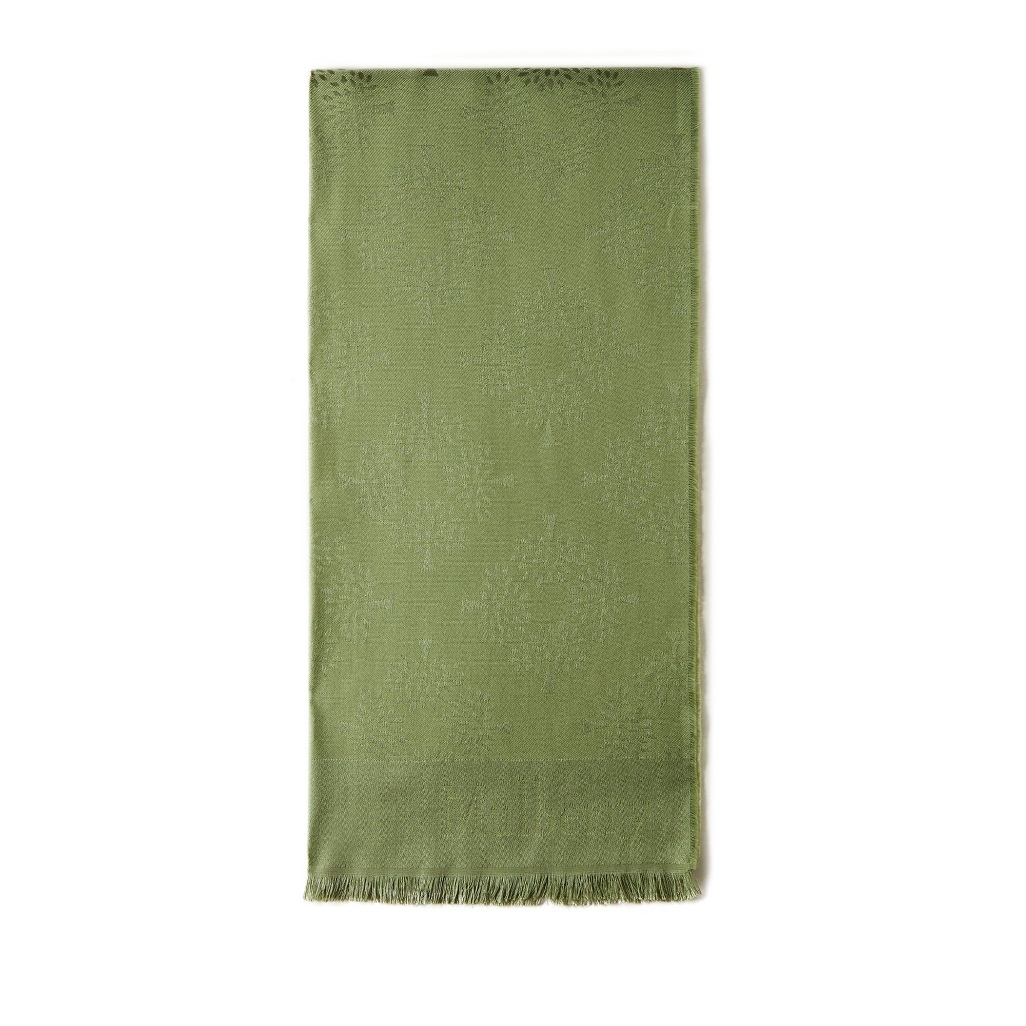 Mulberry Tree Rectangular Scarf In Summer Khaki