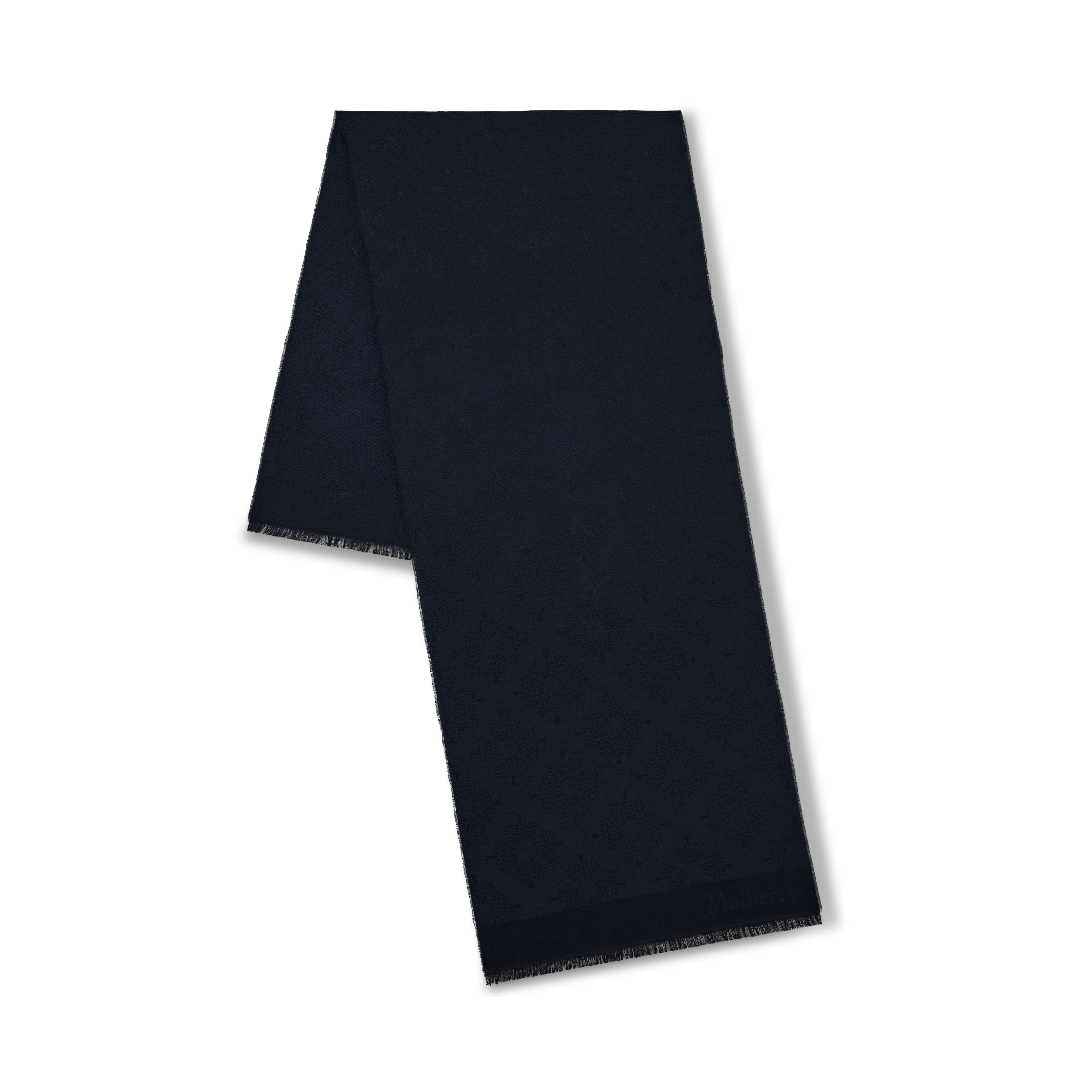 Shop Mulberry Tree Rectangular Scarf In Night Sky