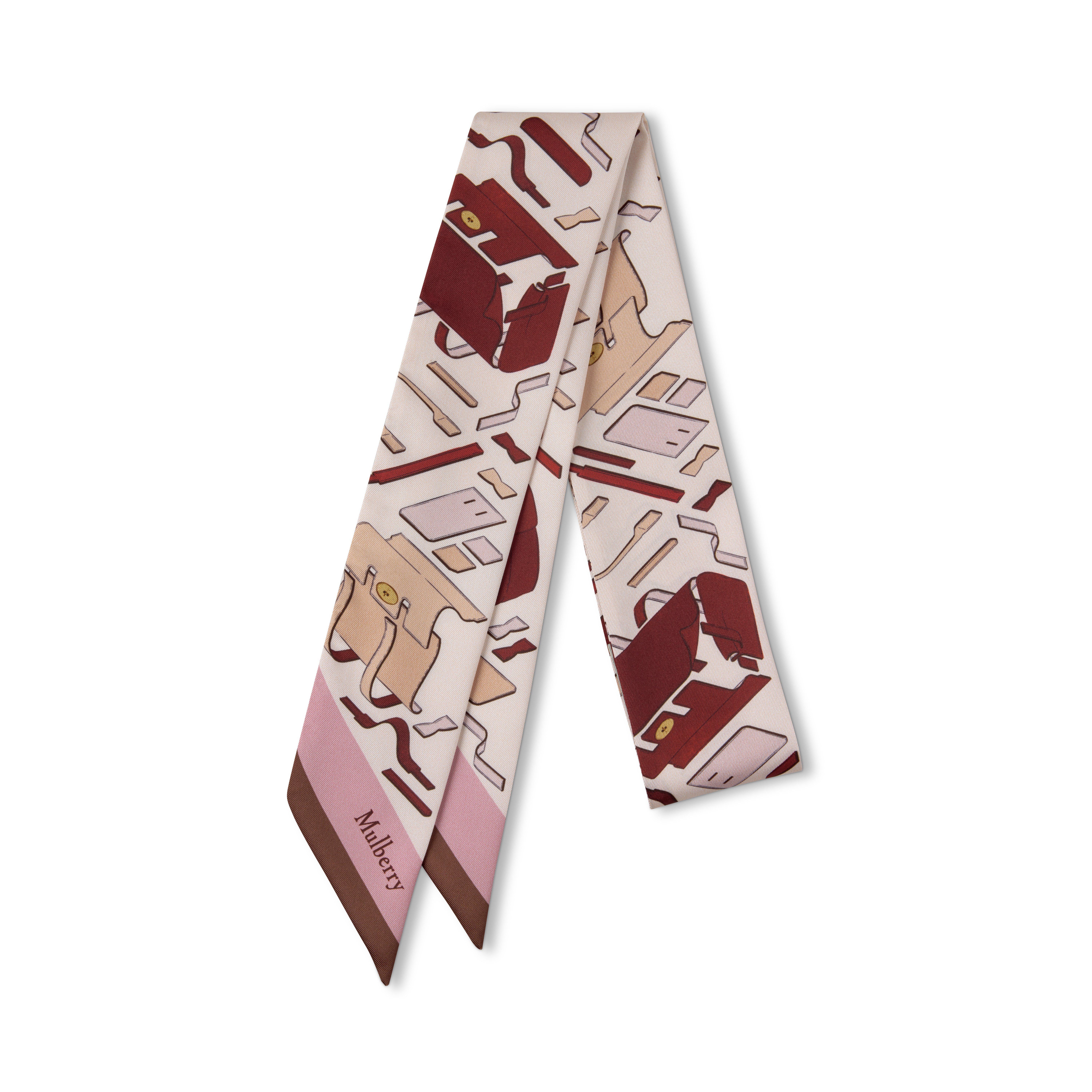 Mulberry Skinny Scarf