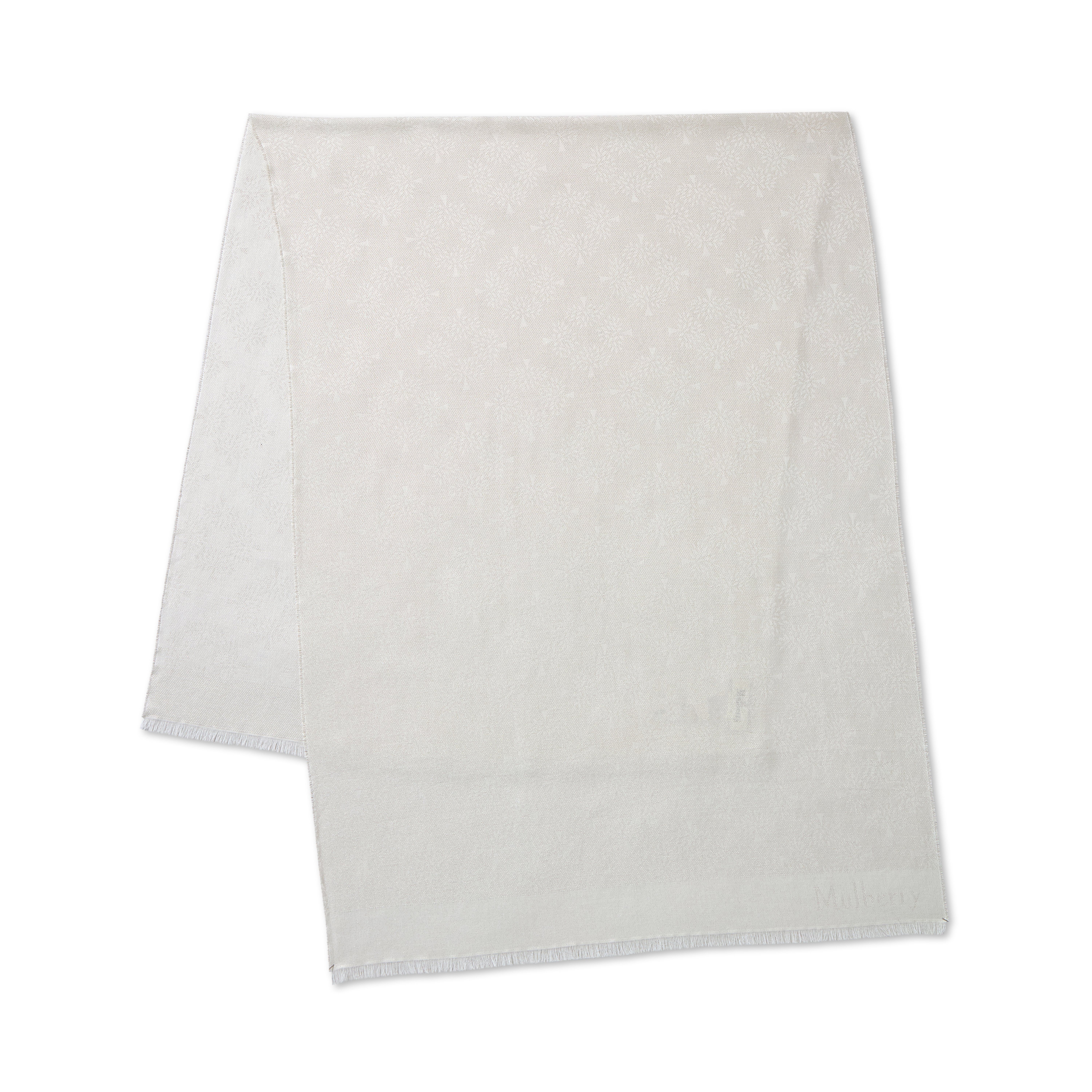 Mulberry Women's Tree Pashmina Cream