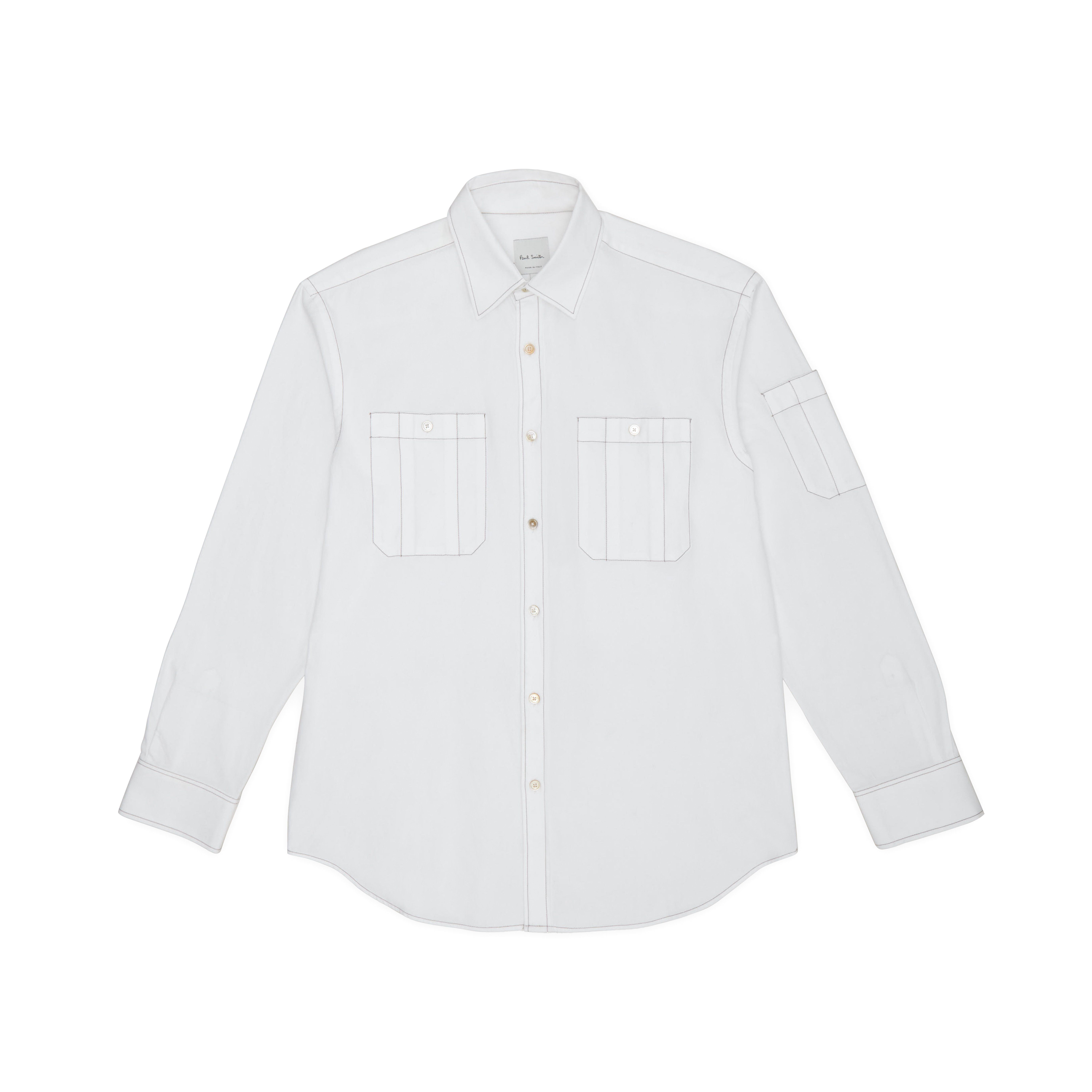 Mulberry Oversized Shirt In White