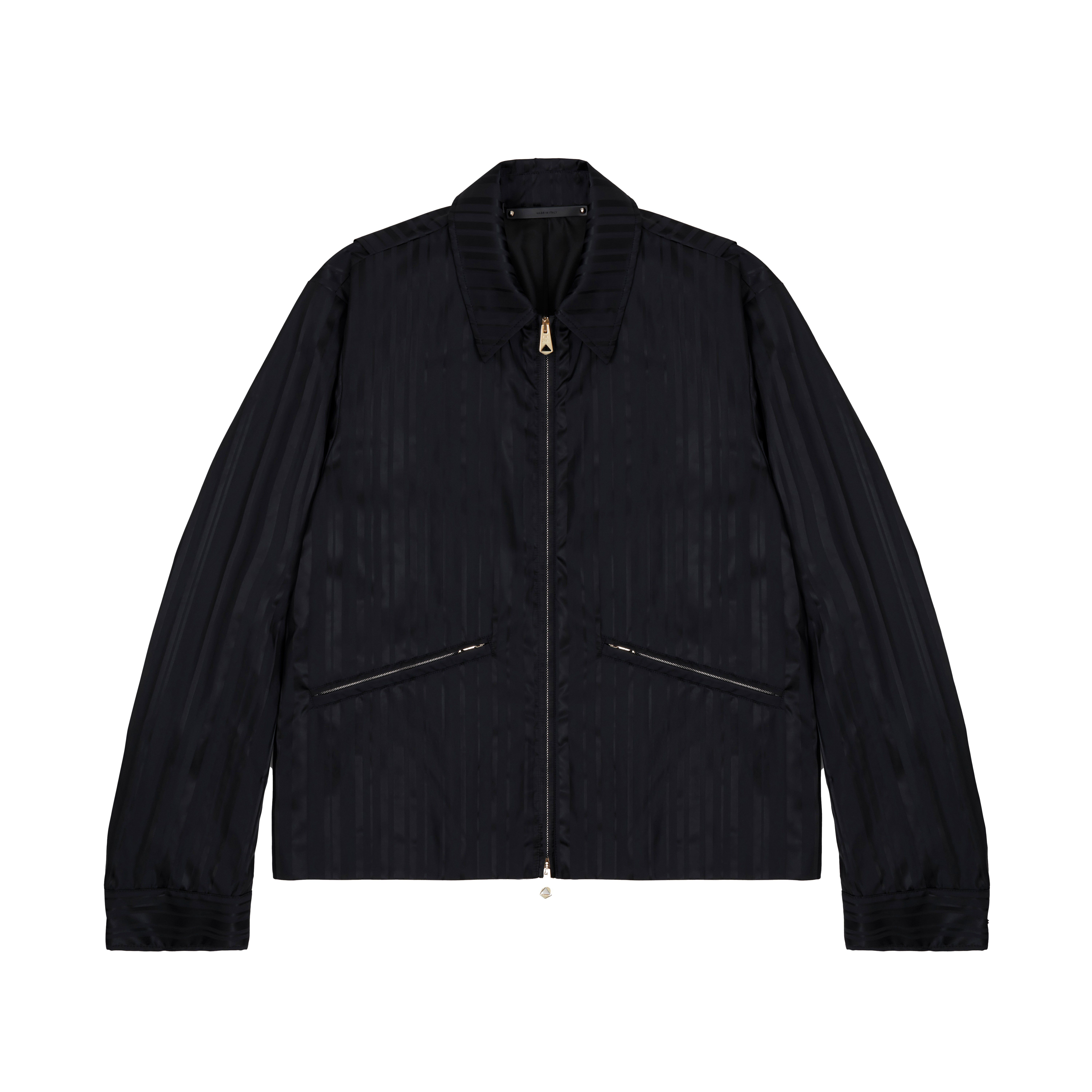 Mulberry Zip Front Jacket In Black