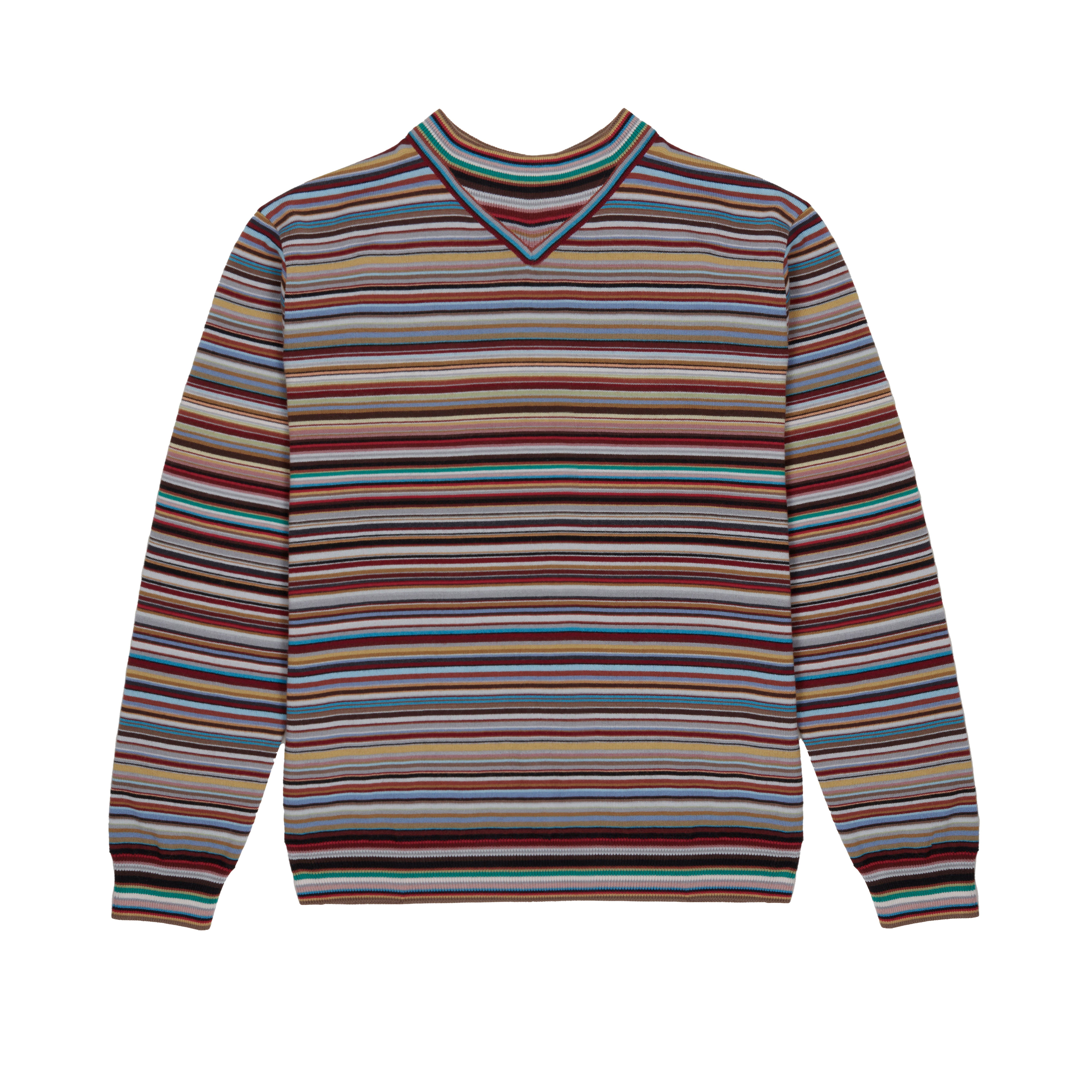 Mulberry Crew Neck Sweater In Multi Colour
