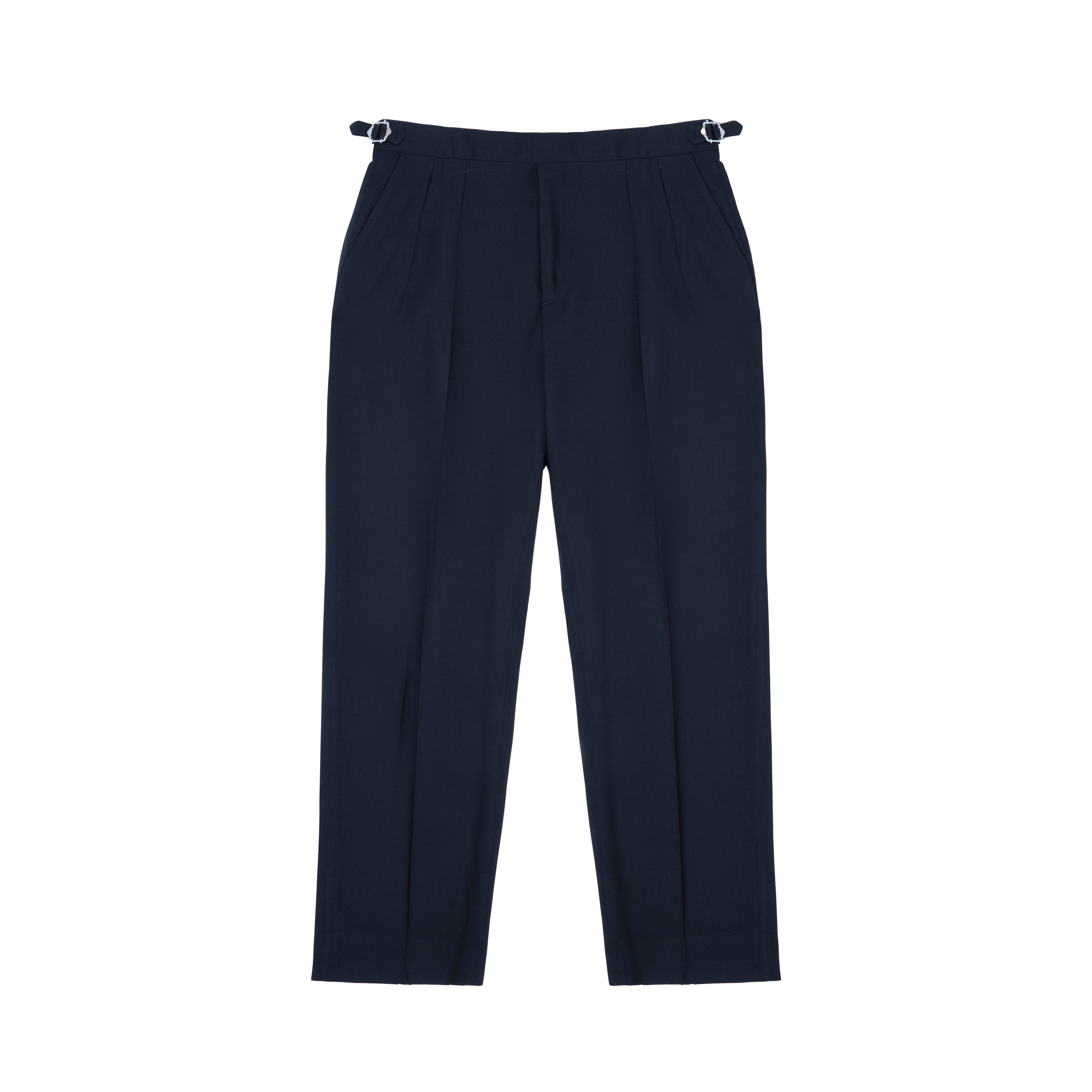 Mulberry Trousers In Dark Navy