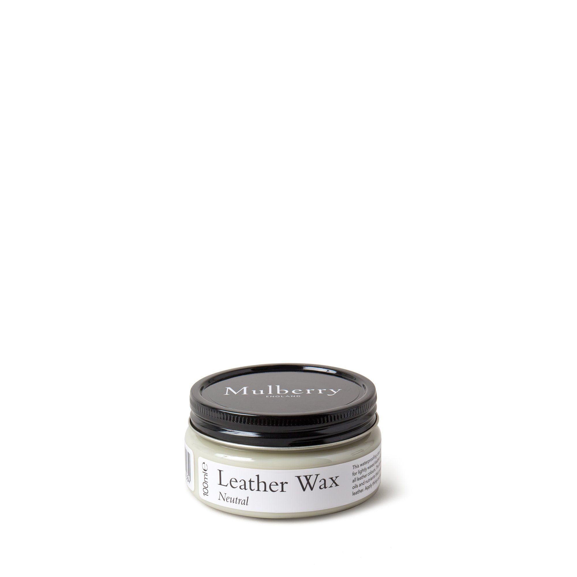 Mulberry Leather Wax In White