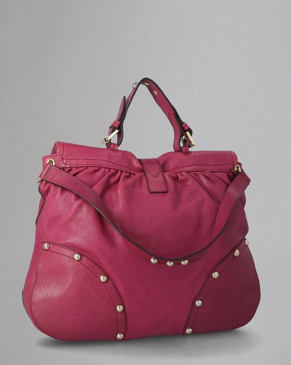 Mulberry | Lizzie Satchel | Pre-Loved | Plum Glossy Buffalo | Pre