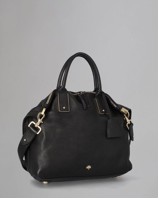 Mulberry | Small Alice Zip Tote | Pre-Loved | Black Small Classic