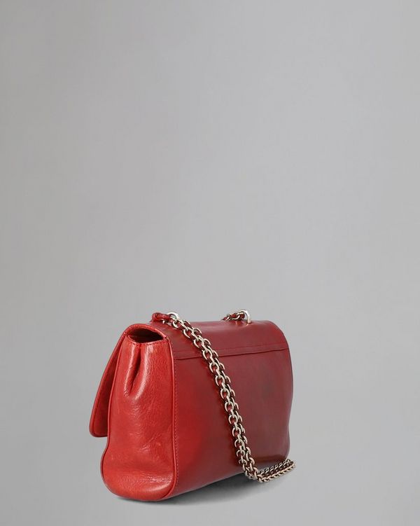 Mulberry | Medium Lily | Pre-Loved | Poppy Red Coloured Veg
