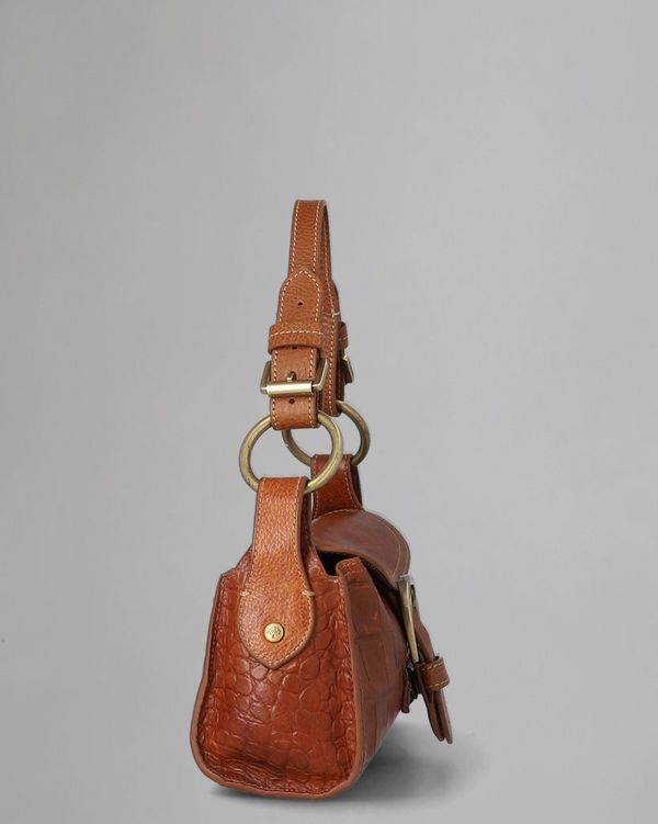 Mulberry | Pasadena | Pre-Loved | Oak Printed Veg Tanned Leather