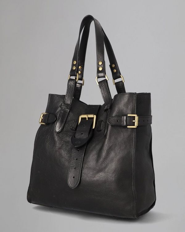 Elgin | Pre-Loved | Black NV Tanned | Pre-Loved Bags | Mulberry