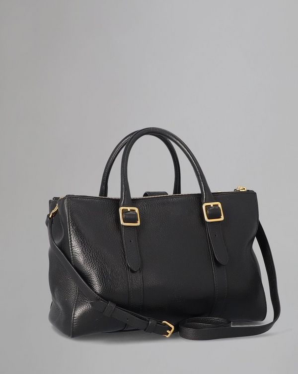 Bayswater Double Zip Tote | Pre-Loved | Black SCG Leather | Pre-Loved ...