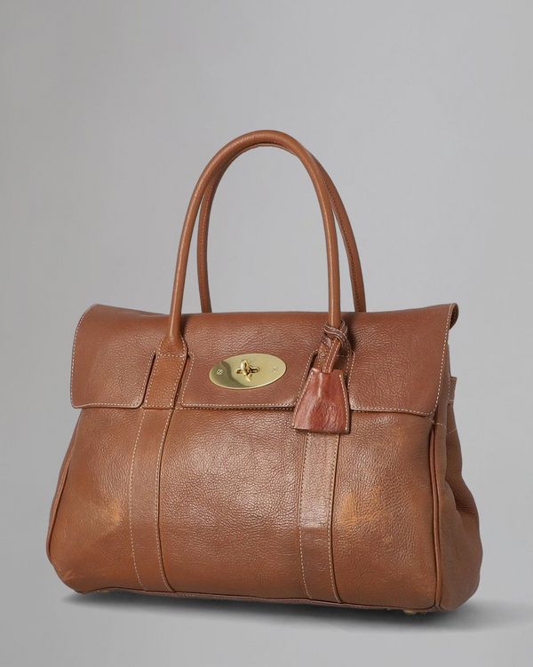 Bayswater PreLoved Oak NVT Leather PreLoved Bags Mulberry
