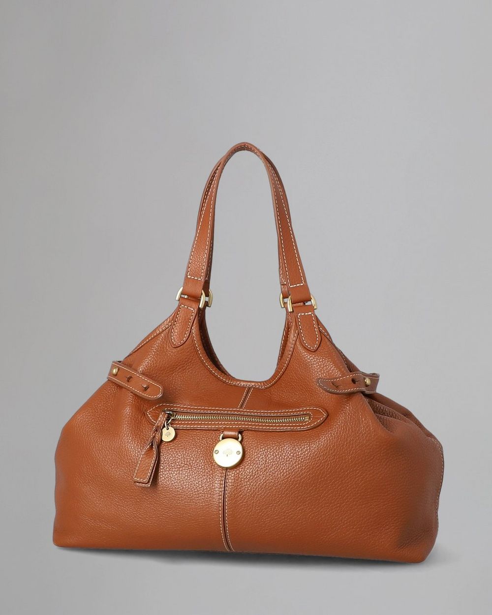 Somerset Tote, Pre-Loved, Oak Tumbled Grain Leather, Pre-Loved Women's  Bags