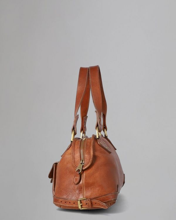 Small Knightsbridge Pre Loved Oak NVT Pre Loved Bags Mulberry