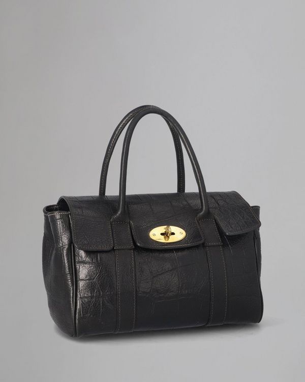 Ledbury PreLoved Black Congo Leather PreLoved Bags Mulberry