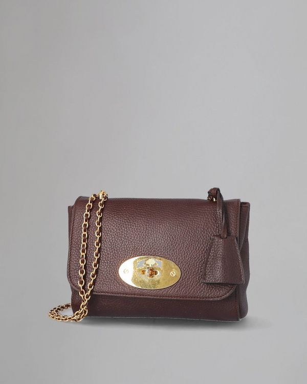 Lily | Pre-Loved | Oxblood Small Classic Grain | Pre-Loved Bags | Mulberry