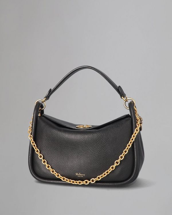 Small Leighton | Pre-Loved | Black Small Classic Grain | Pre-Loved Bags ...