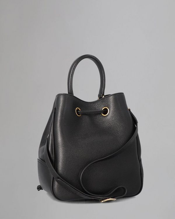 最新入荷 Hampstead | Mulberry | Grained Classic Small Black | Pre-Loved バッグ