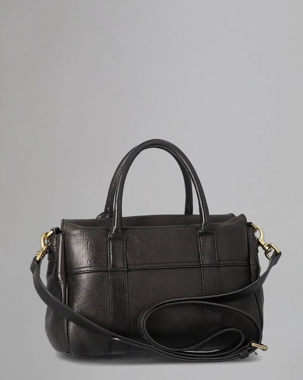 Small Bayswater Satchel | Pre-Loved | Black NVT | Pre-Loved