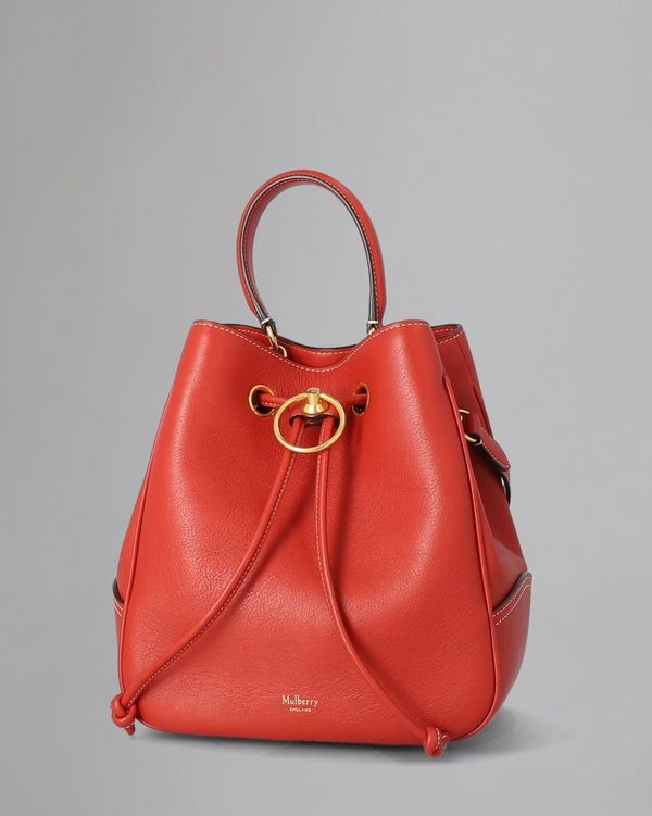 Hampstead Pre Loved Red Clay Silky Calf Pre Loved Bags Mulberry