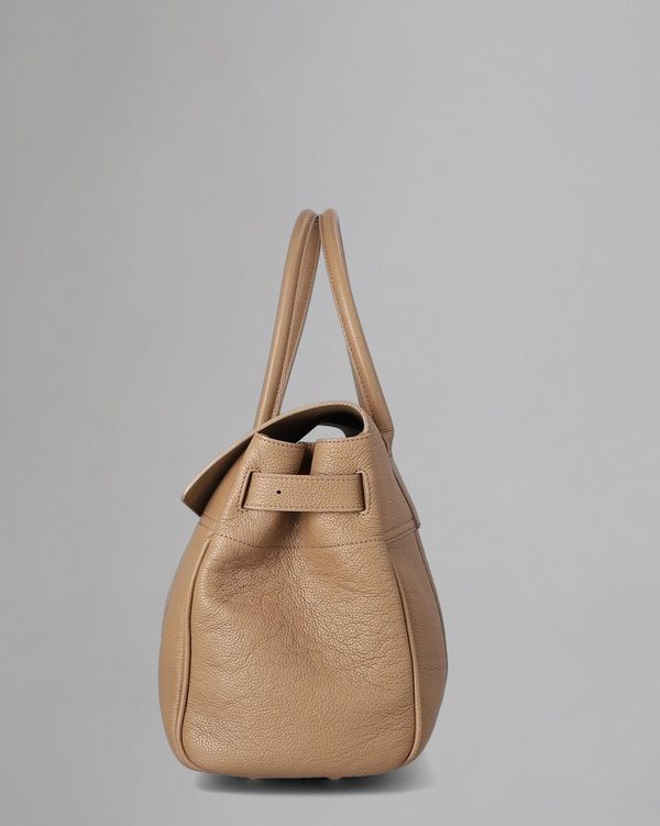 Beige bayswater pebbled leather bag sales